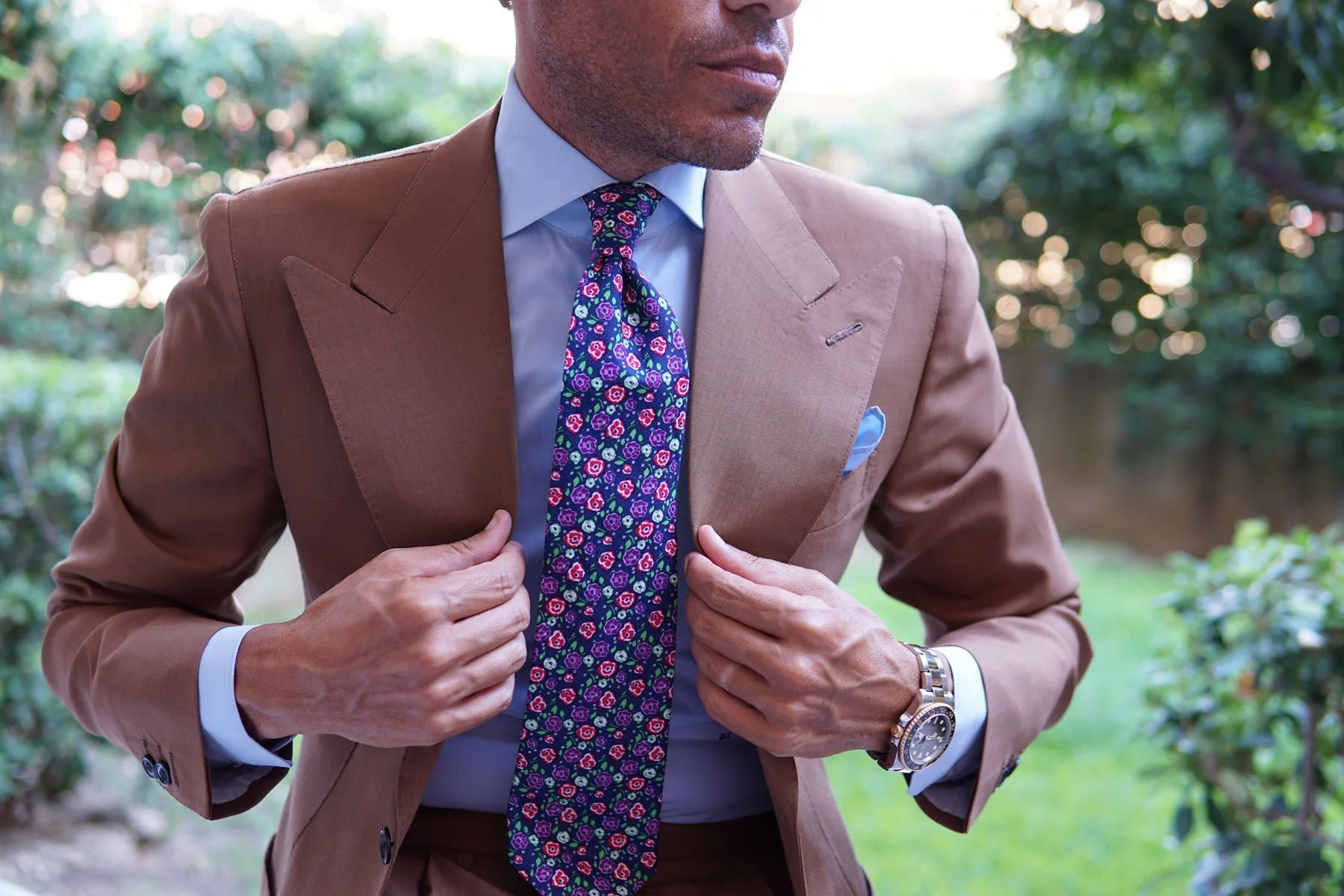 La Favia Rose Necktie - Image 18