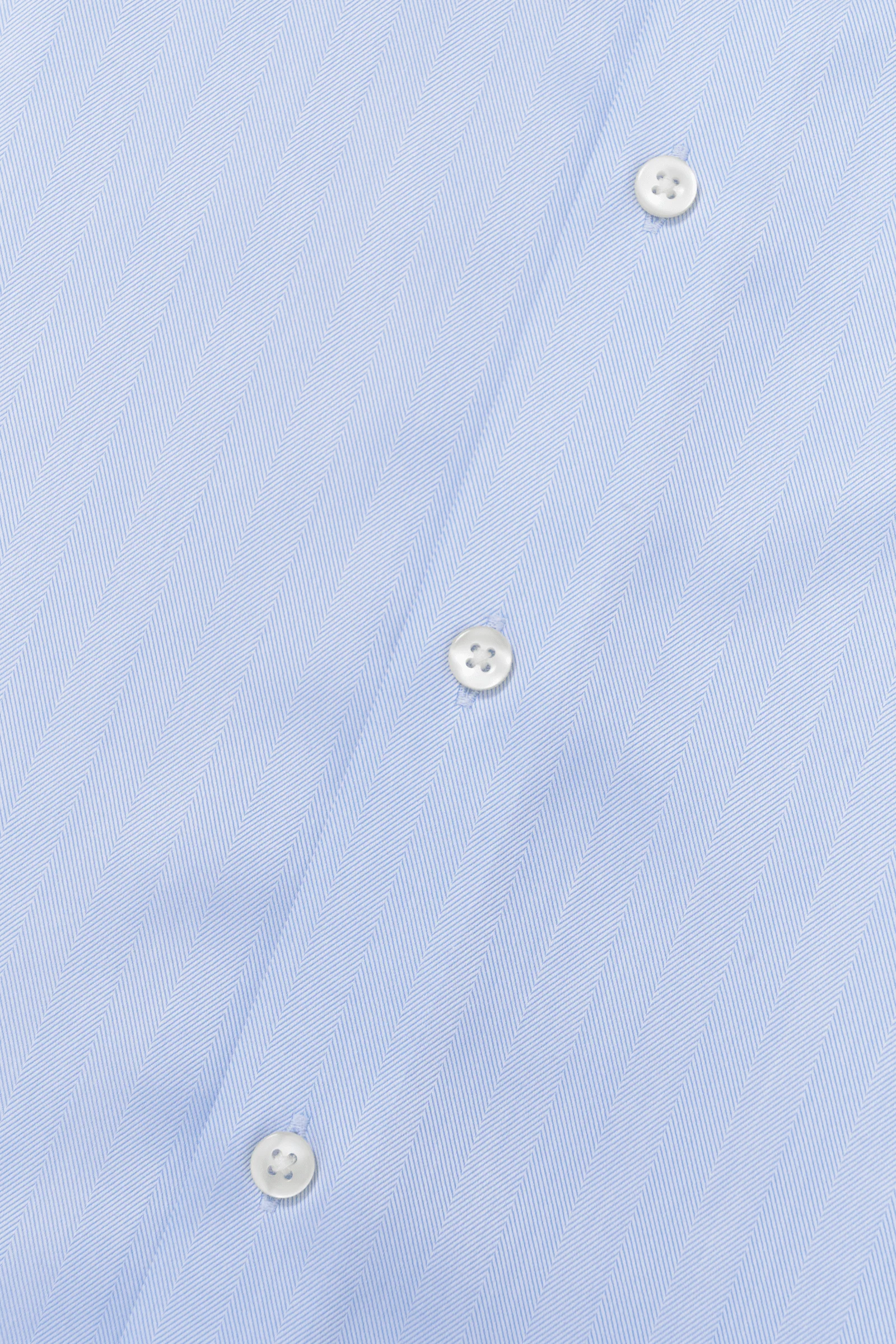 Lapaglia Blue Herringbone Lucious Non-Iron Shirt - Image 7