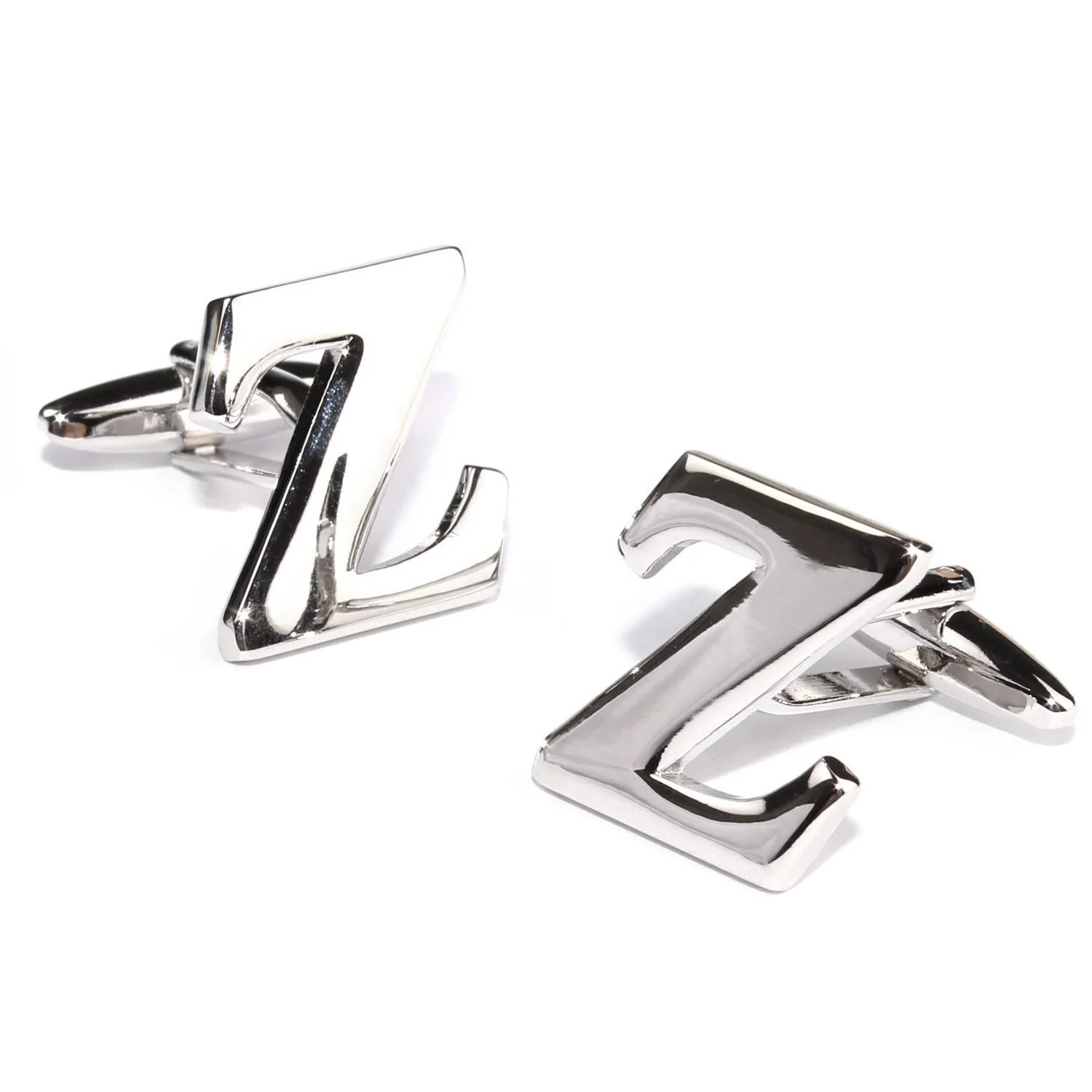 Letter Z Silver Cufflinks - Image 3