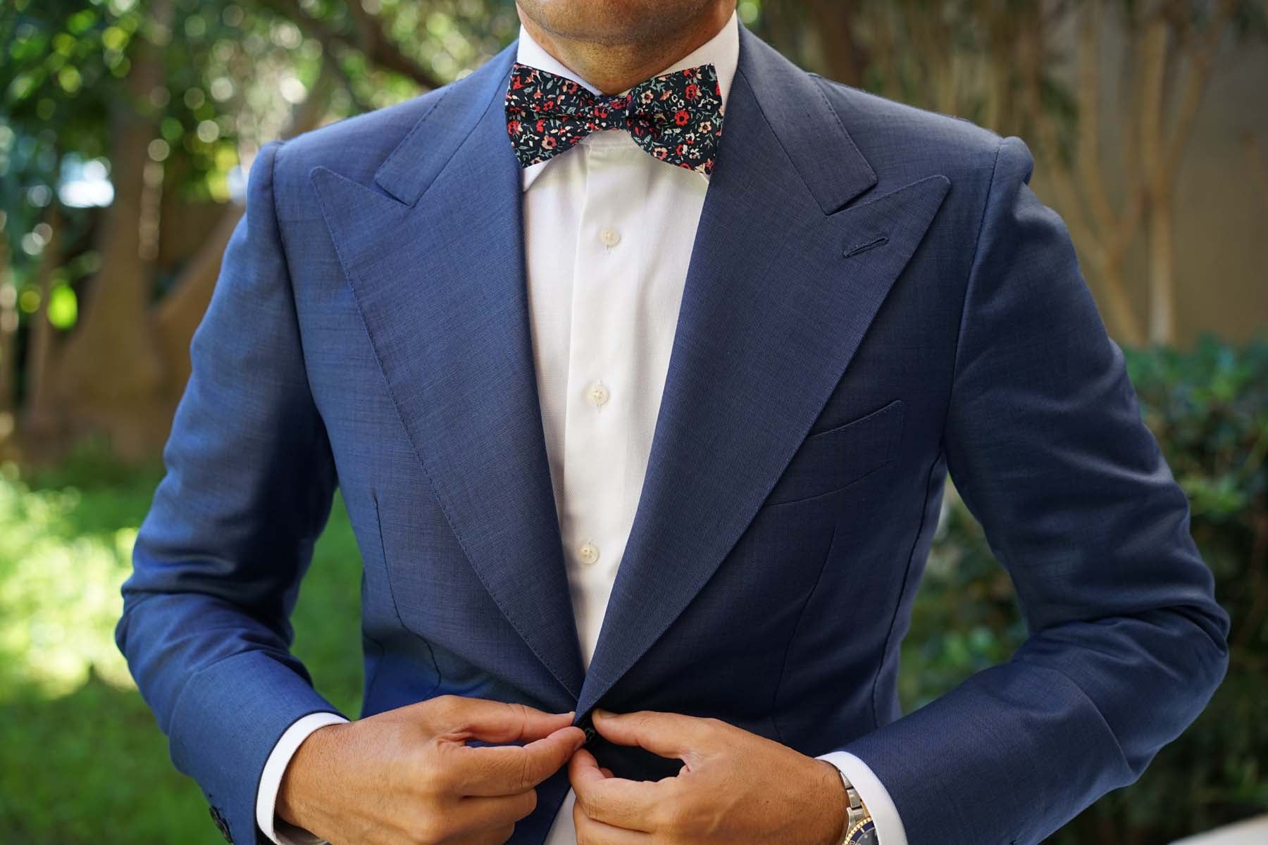 Lisbon Floral Bow Tie - Image 6