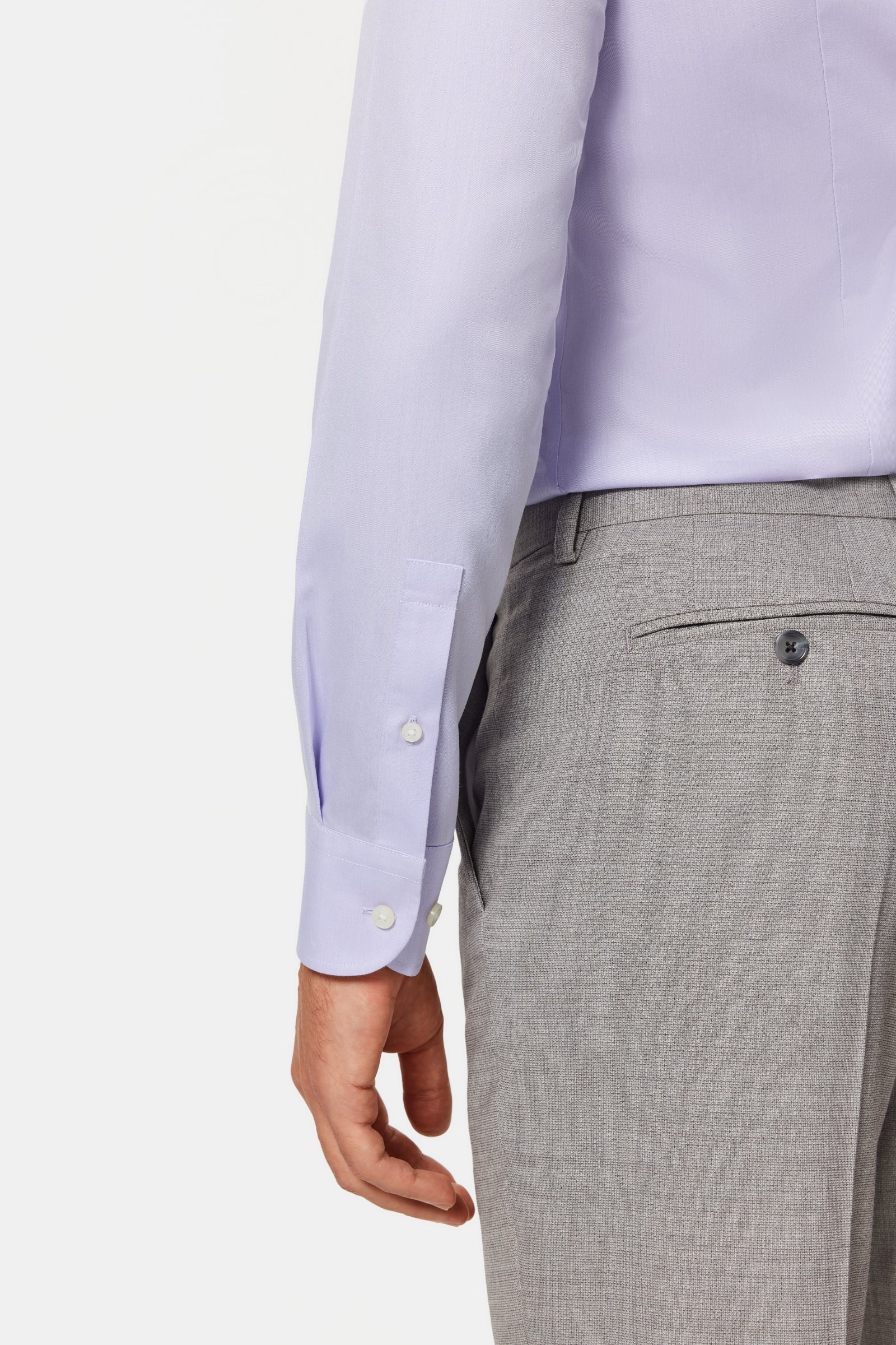 Lucious Lavender Twill Non-Iron Shirt - Image 11