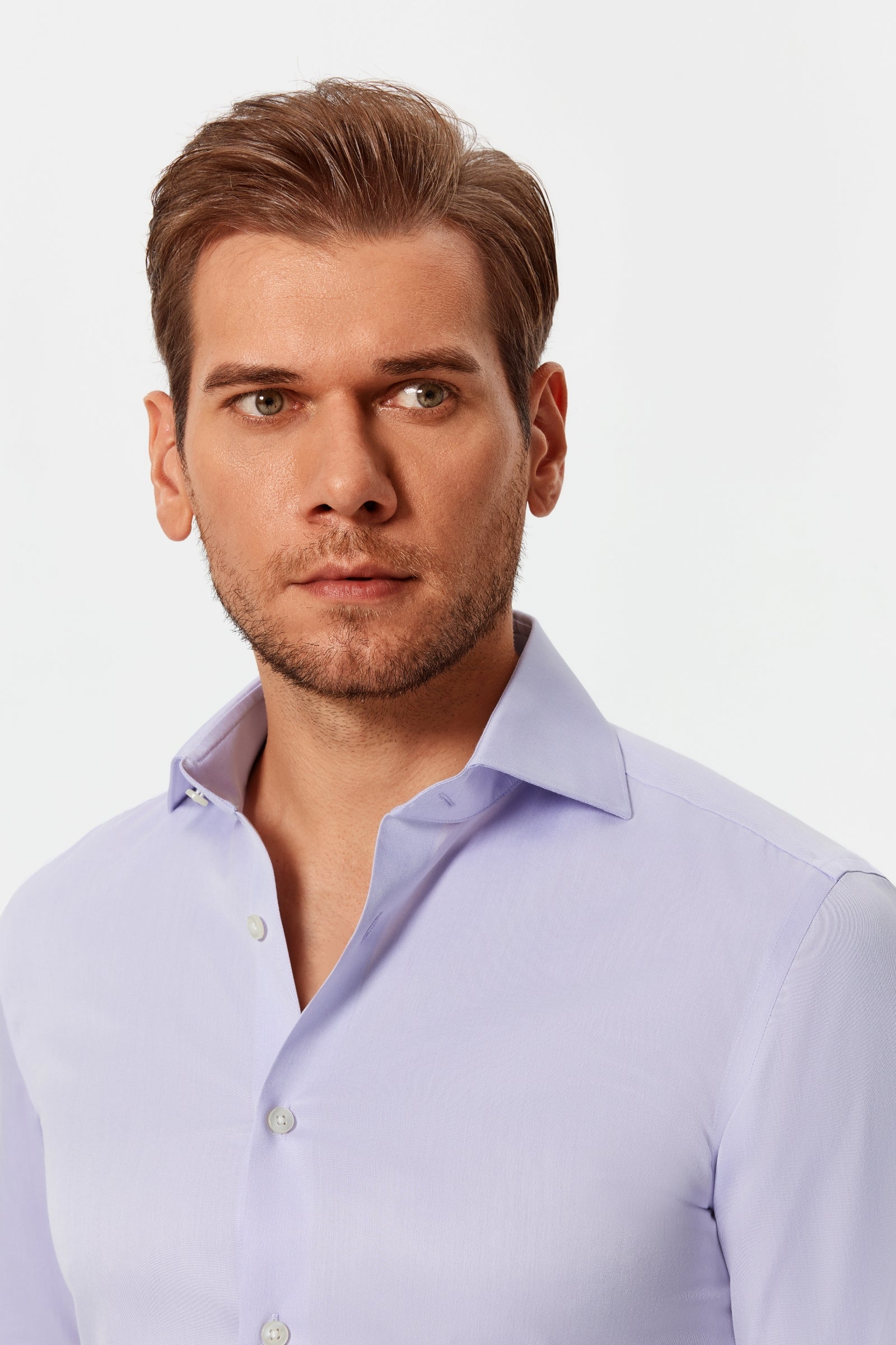 Lucious Lavender Twill Non-Iron Shirt - Image 13