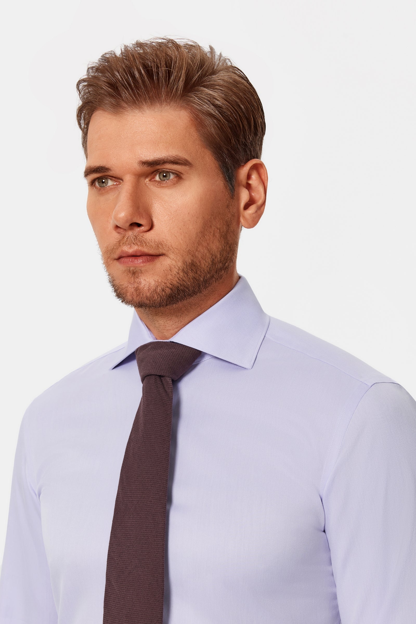 Lucious Lavender Twill Non-Iron Shirt - Image 3