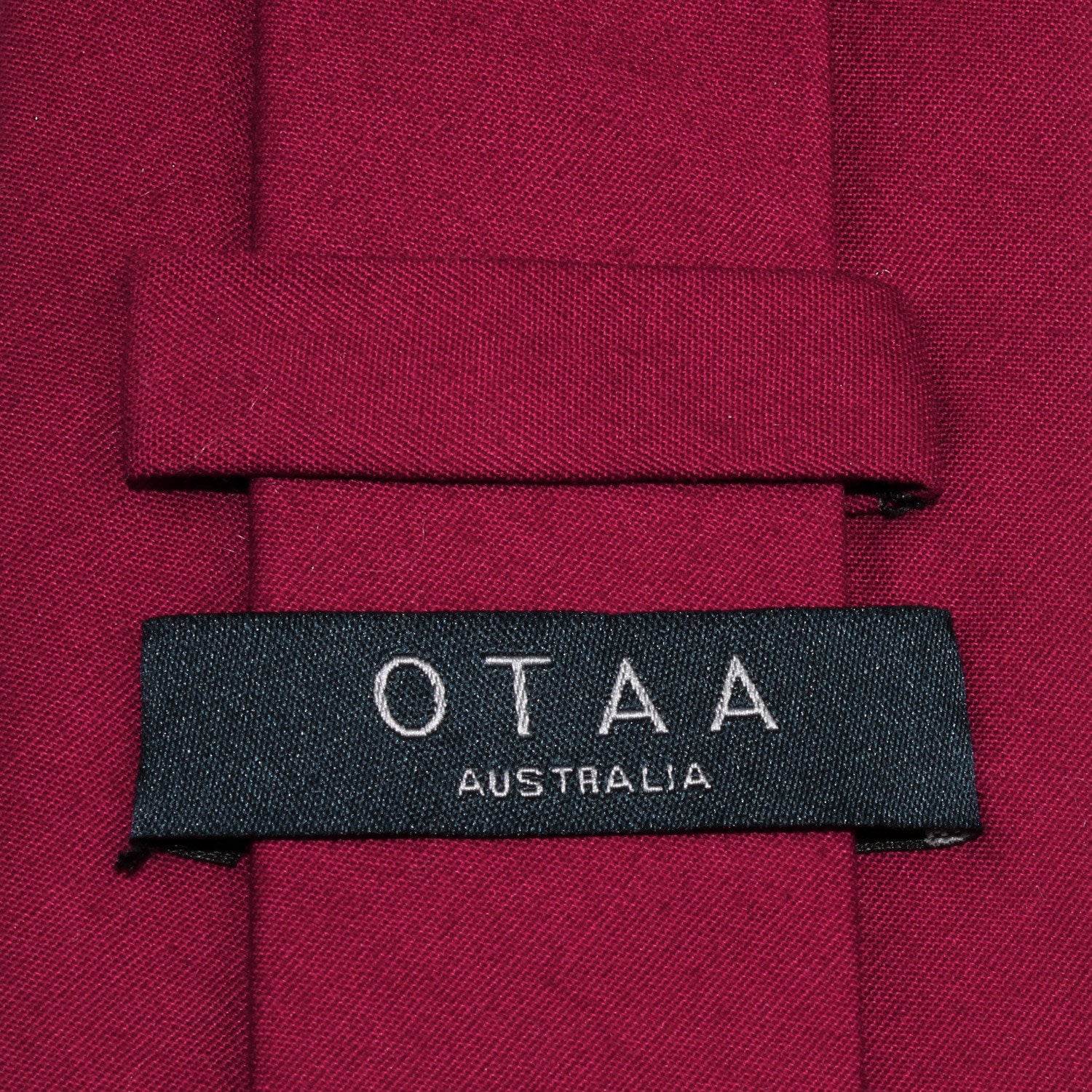 Maroon Cotton Necktie - Image 5