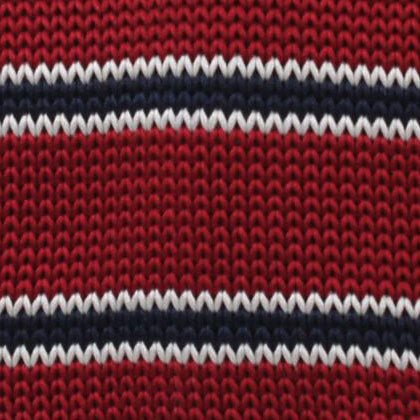 Marsellus Red Knitted Tie - Image 2