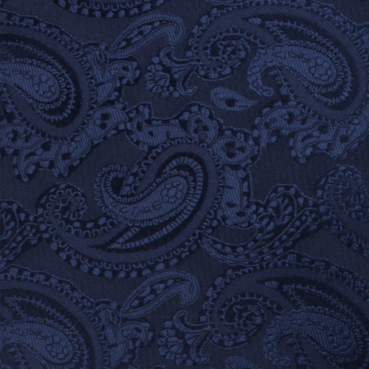 Midnight Navy Paisley Kids Bow Tie - Image 2