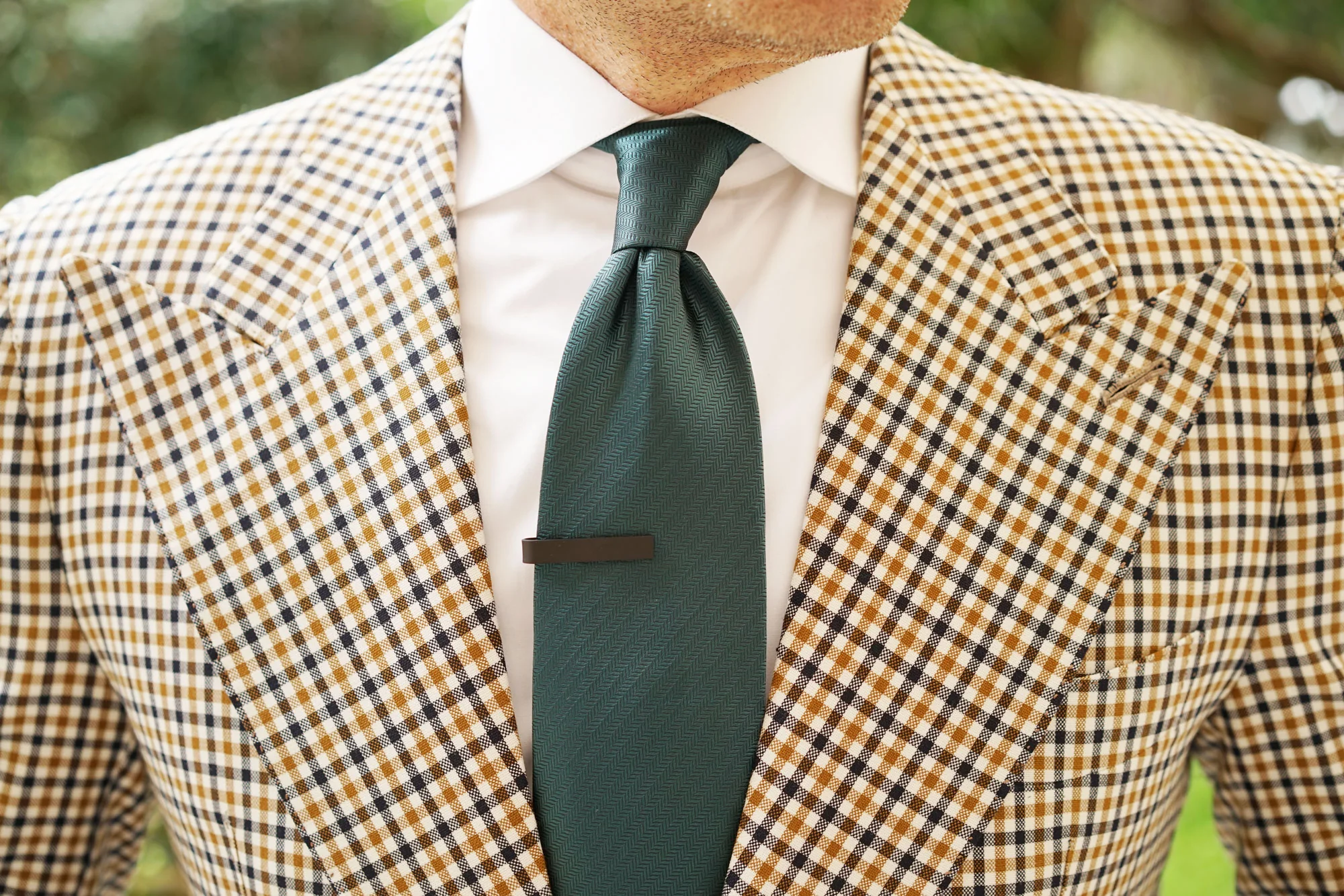 Mini Matte Black Clip Tie Bar - Image 10