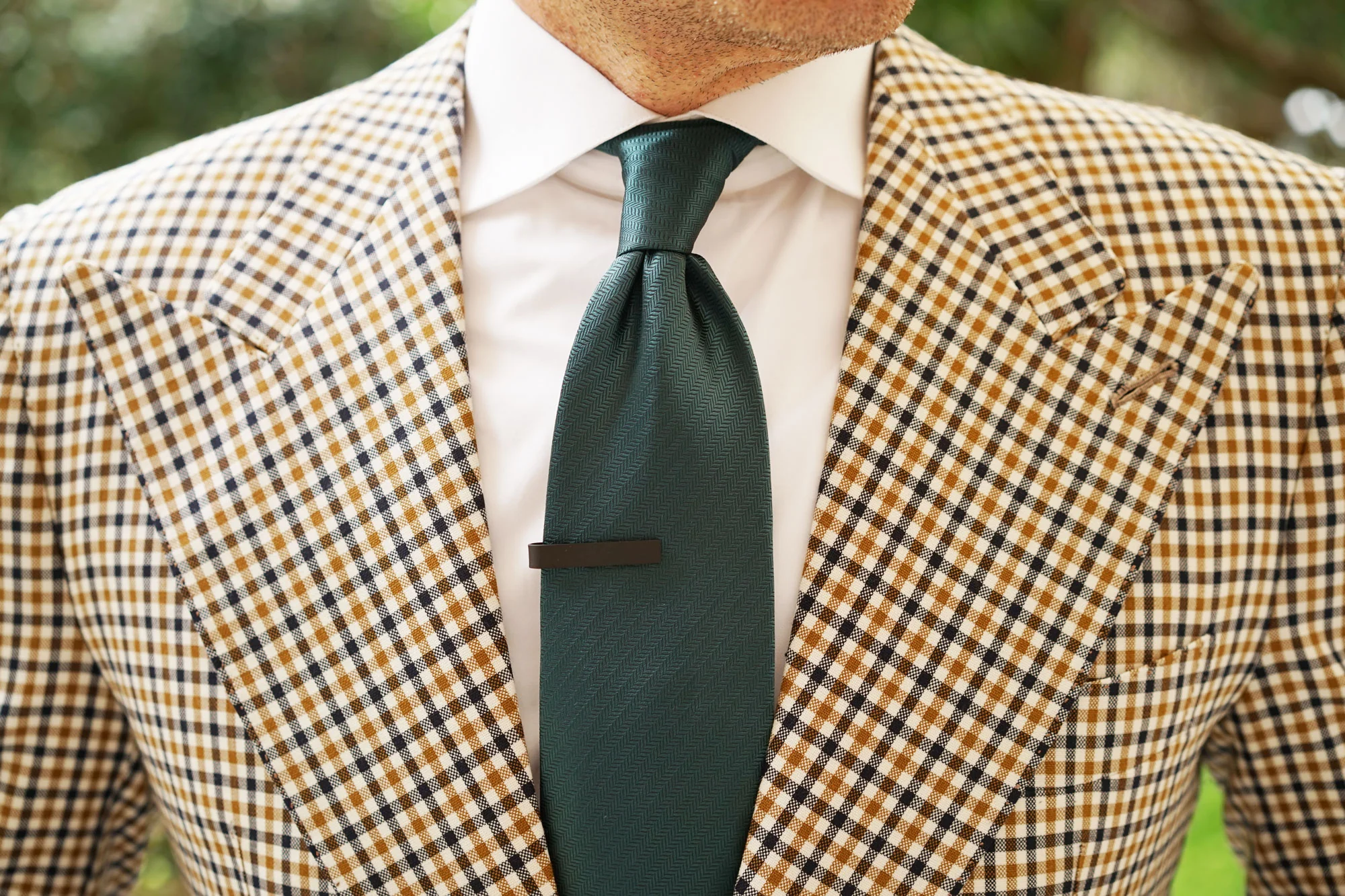 Mini Matte Black Clip Tie Bar - Image 9