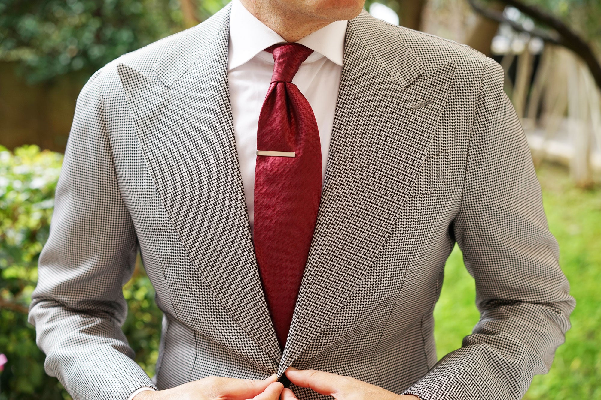 Mini Silver Chaplin Tie Bar - Image 3
