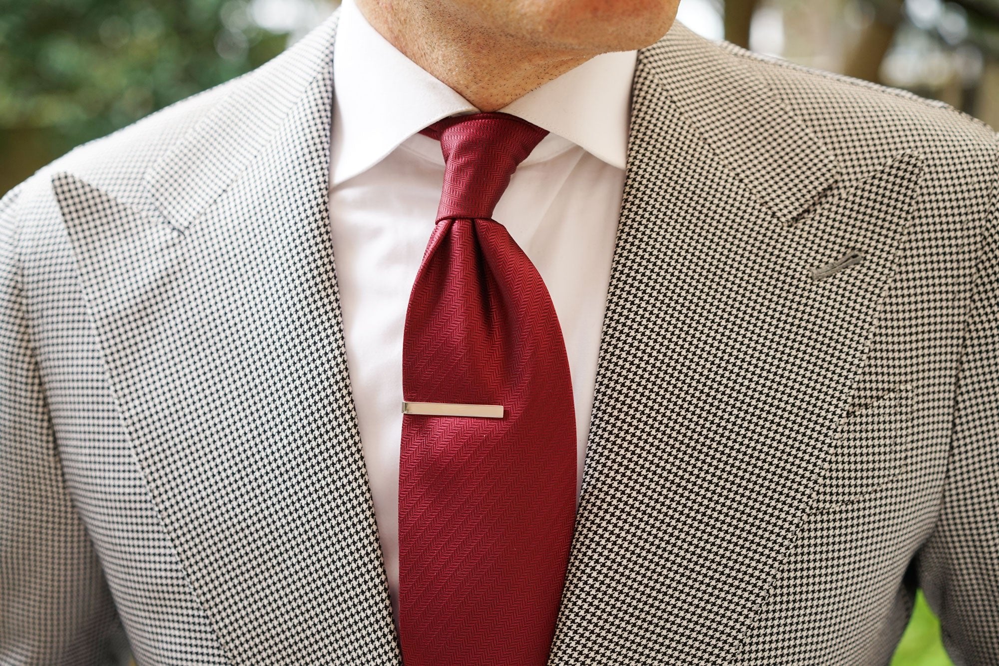 Mini Silver Chaplin Tie Bar - Image 8