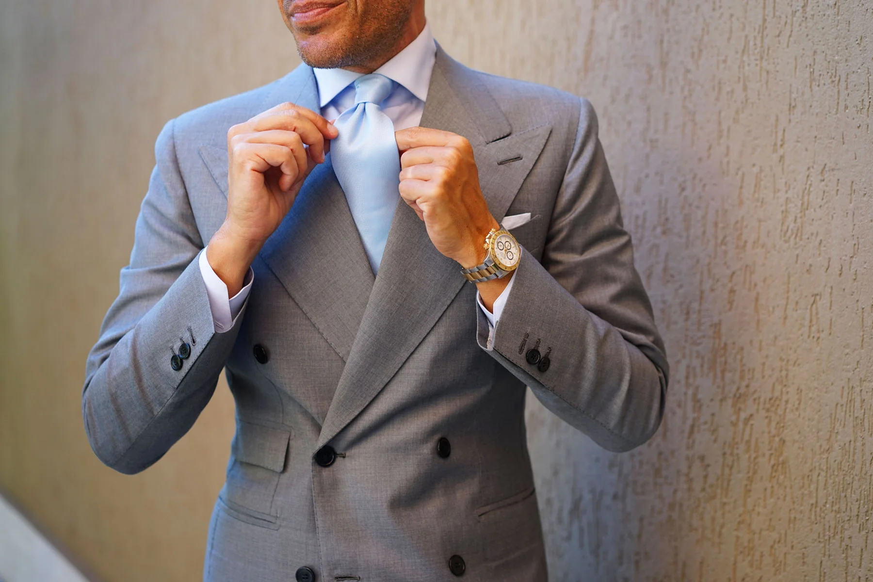 Mint Blue Necktie - Image 14