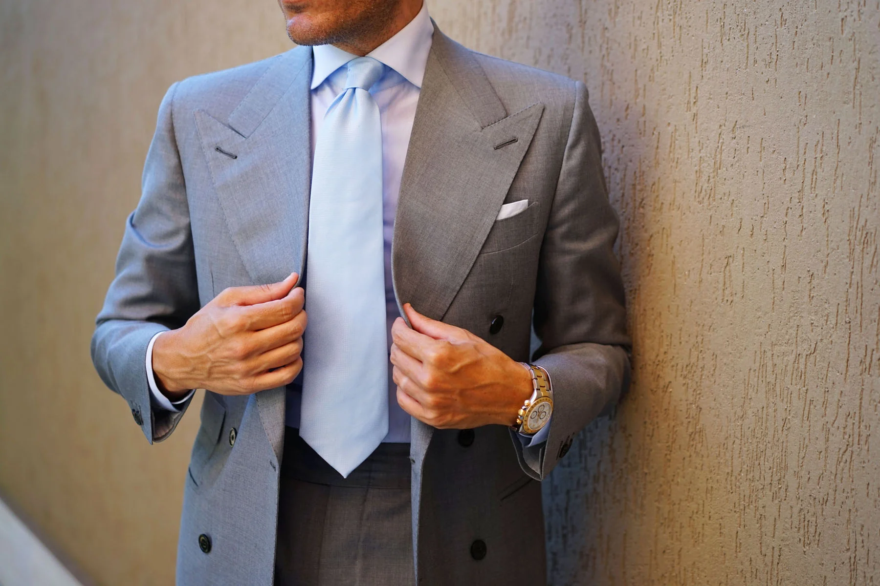 Mint Blue Necktie - Image 9