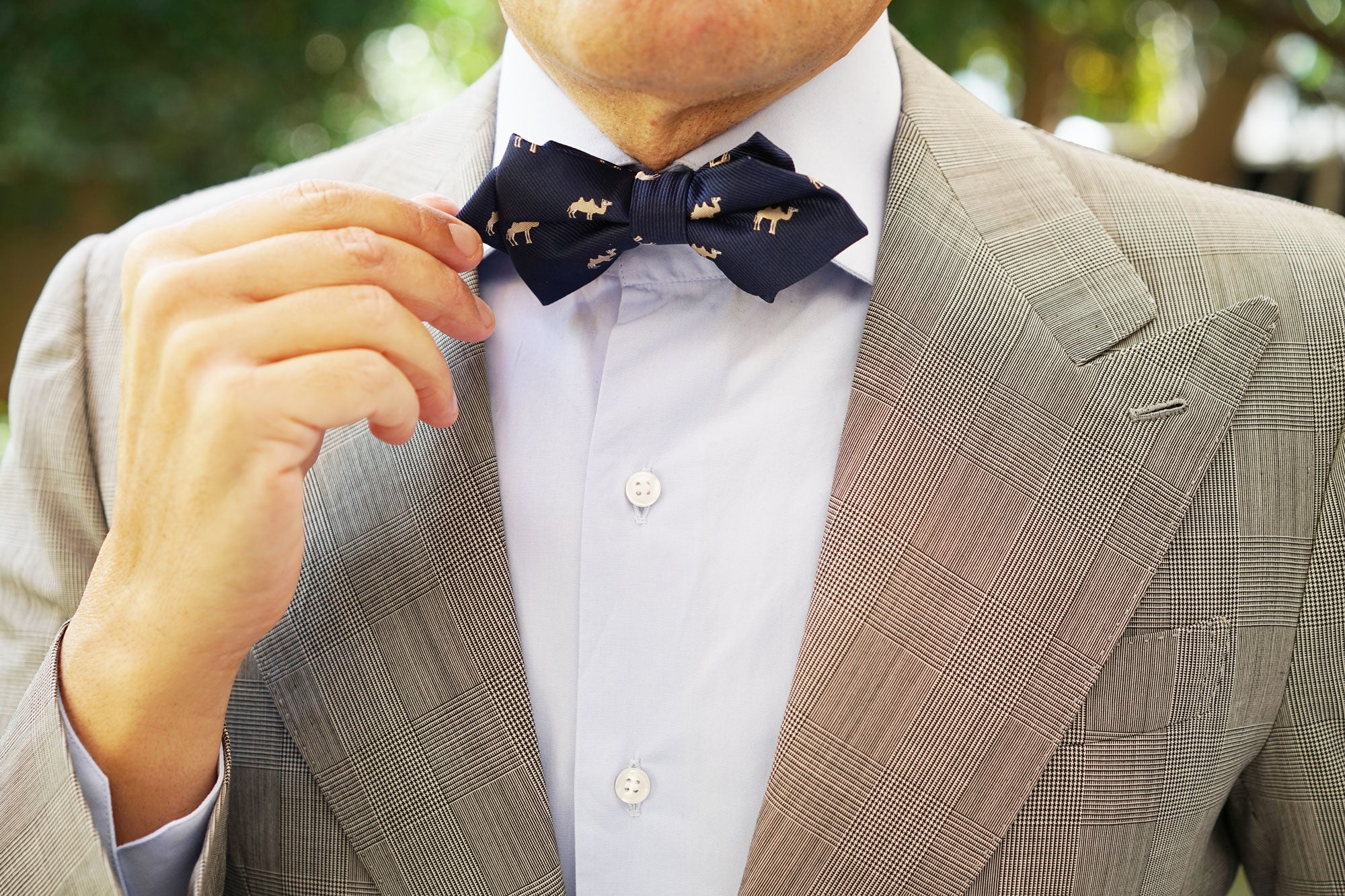 Mongolian Camel Diamond Bow Tie - Image 7