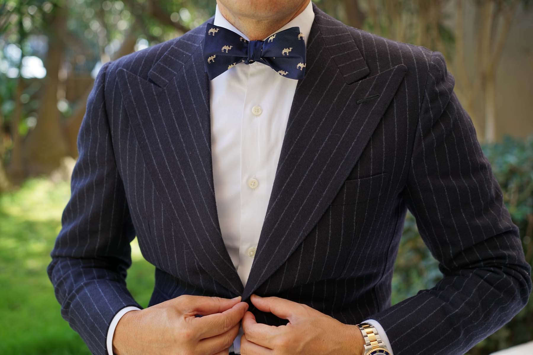 Mongolian Camel Self Bow Tie - Image 4