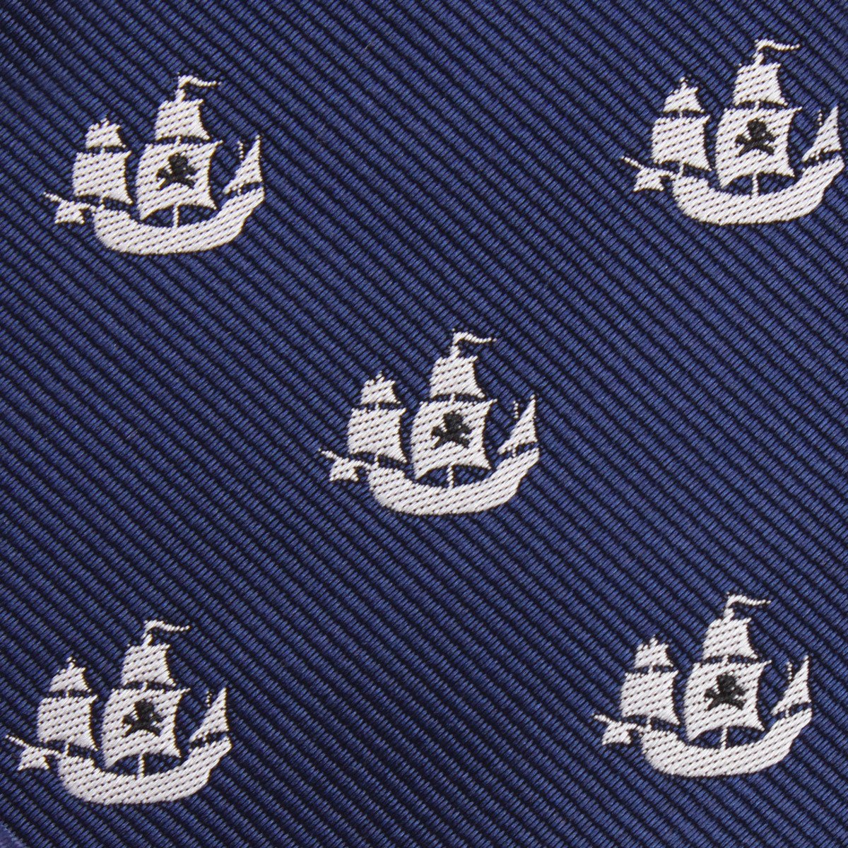 Nautical Pirate Ship Diamond Self Bow Tie - Image 3
