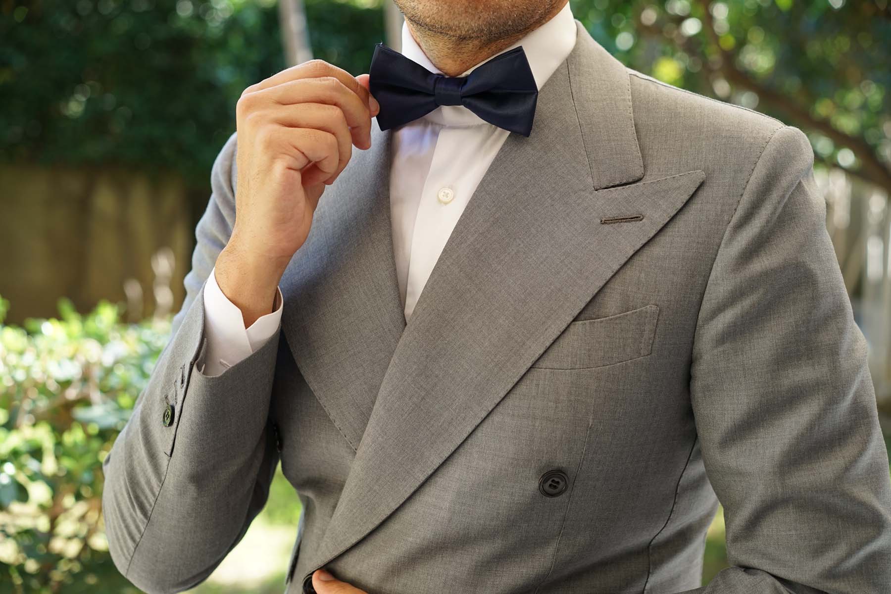 Navy Blue - Bow Tie - Image 3