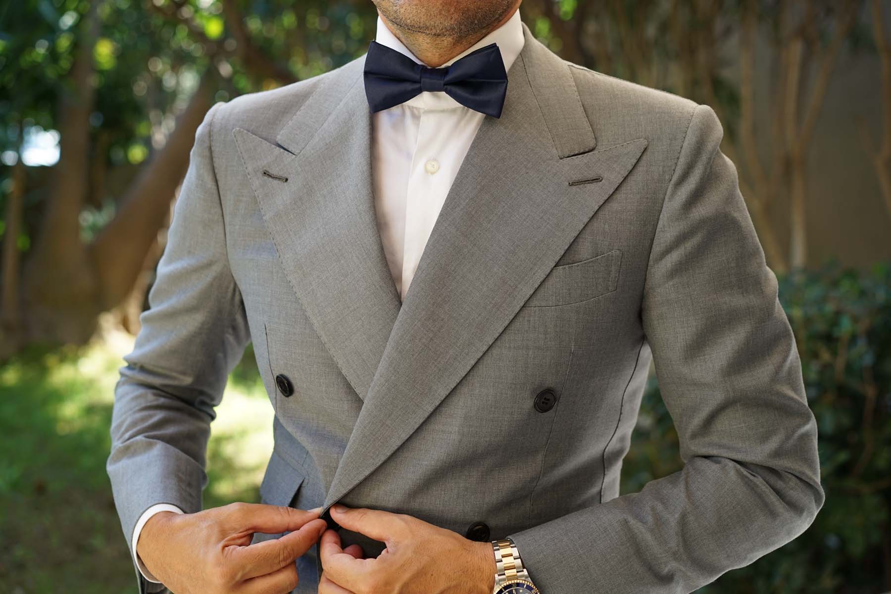 Navy Blue - Bow Tie - Image 6