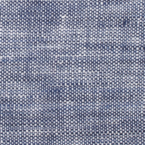 Navy Blue Linen Chambray Bow Tie - Image 2
