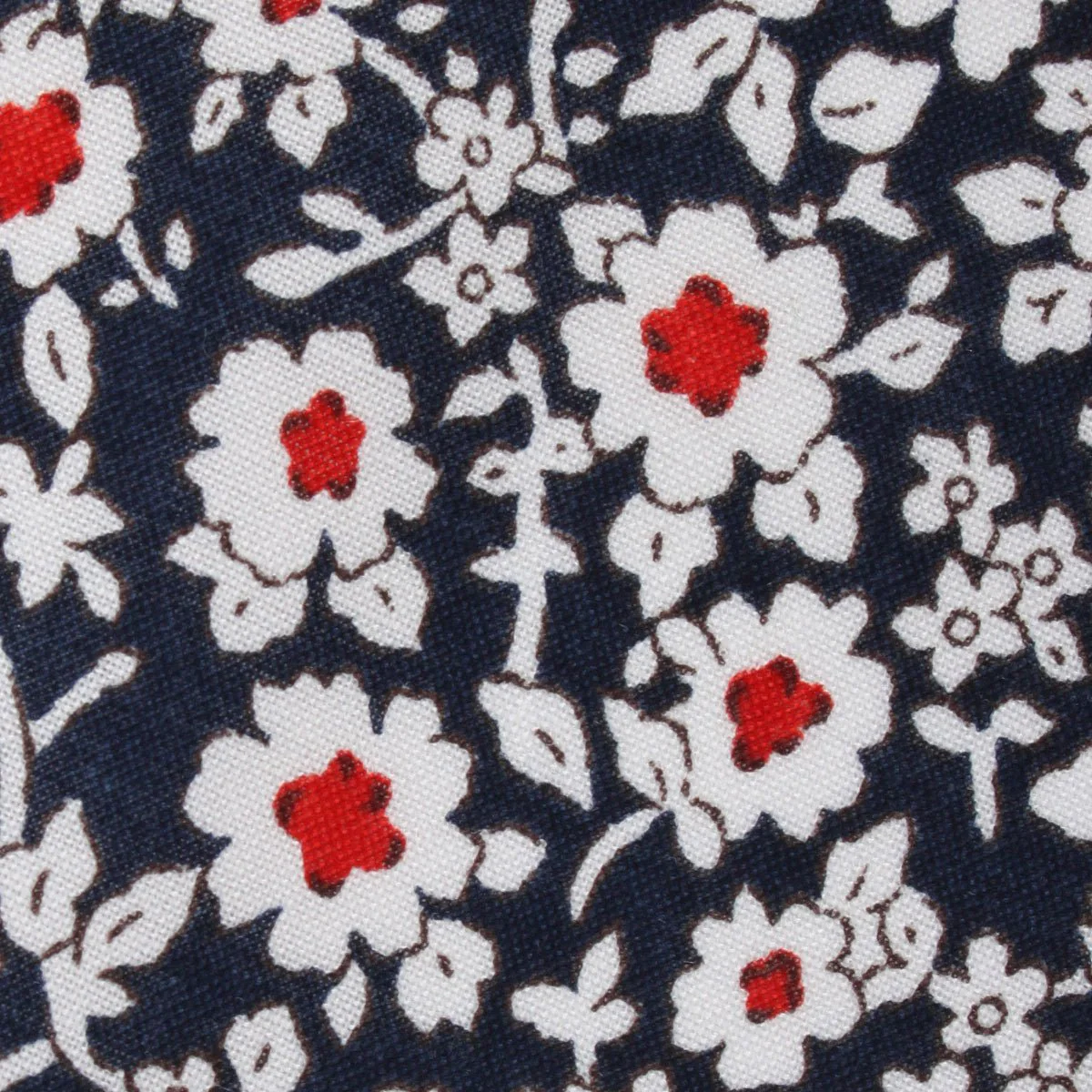 New York Navy Floral Diamond Bow Tie - Image 2