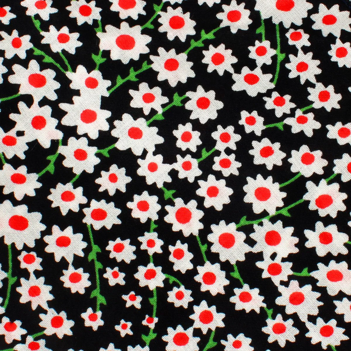 Nong Nooch White Flower Skinny Tie - Image 3