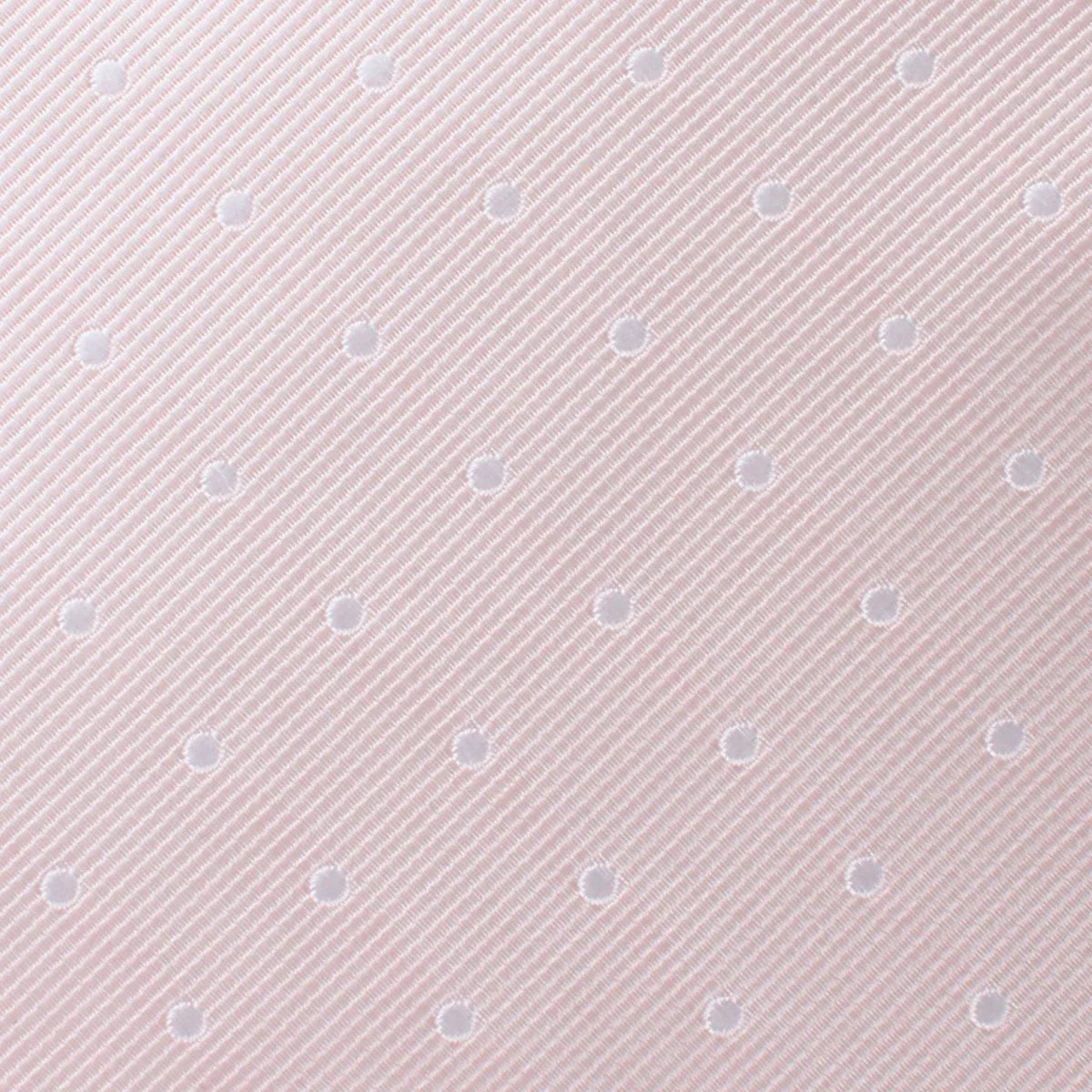 Nude Pink Polka Dots Pocket Square - Image 2