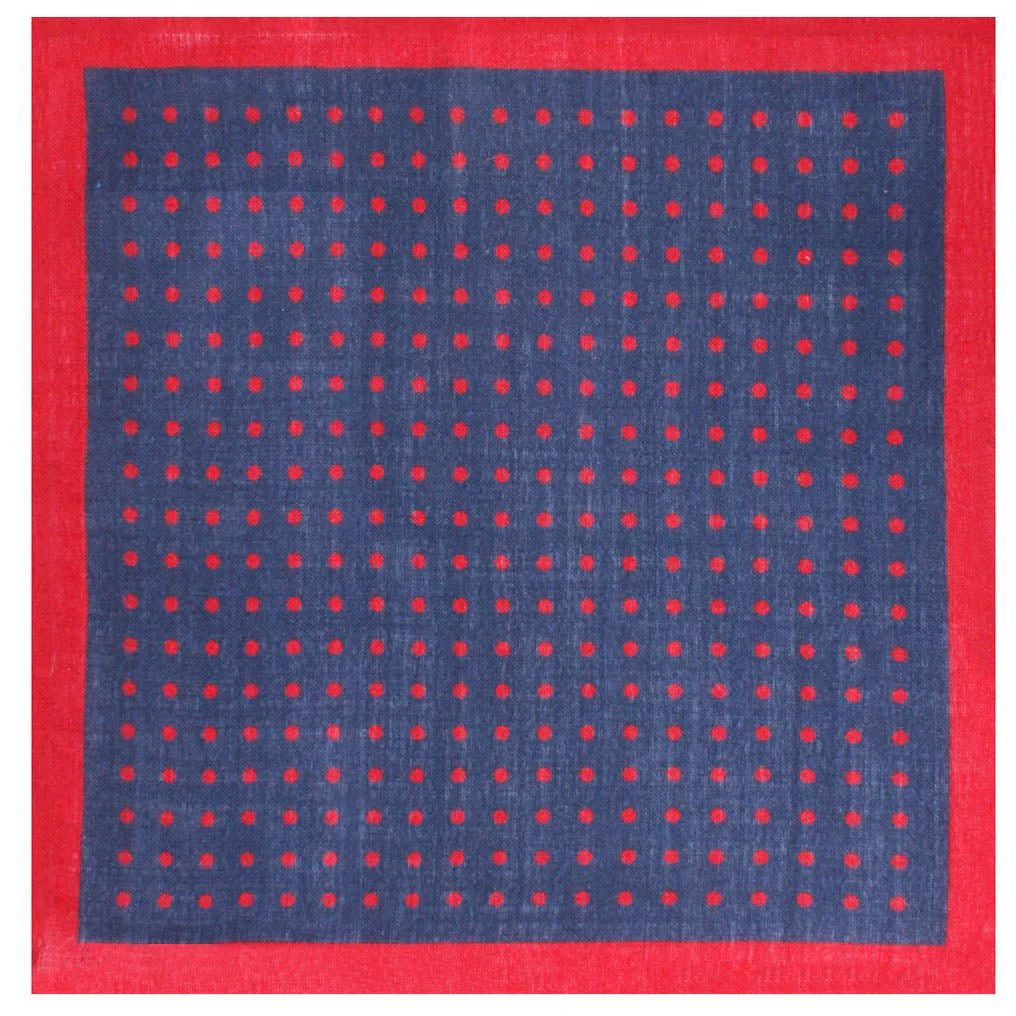 Number Thirty Five Wool Pocket Square
