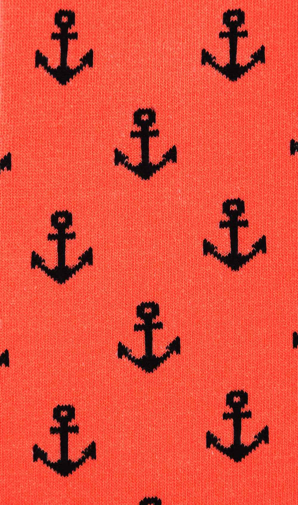 Peach Anchor Socks - Image 2