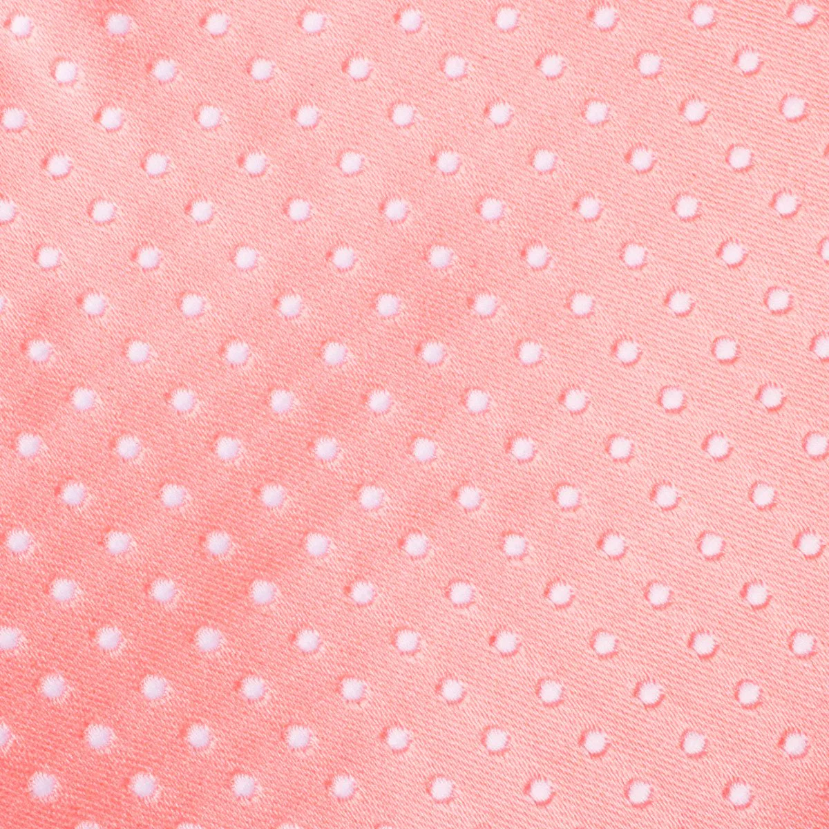 Peach Mini Polka Dots Bow Tie - Image 2