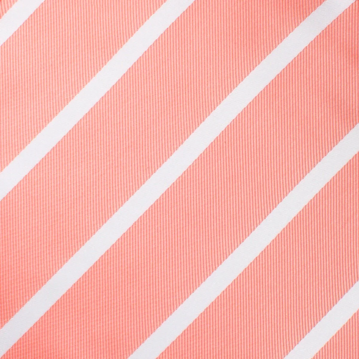 Peach Striped Self Bow Tie - Image 3