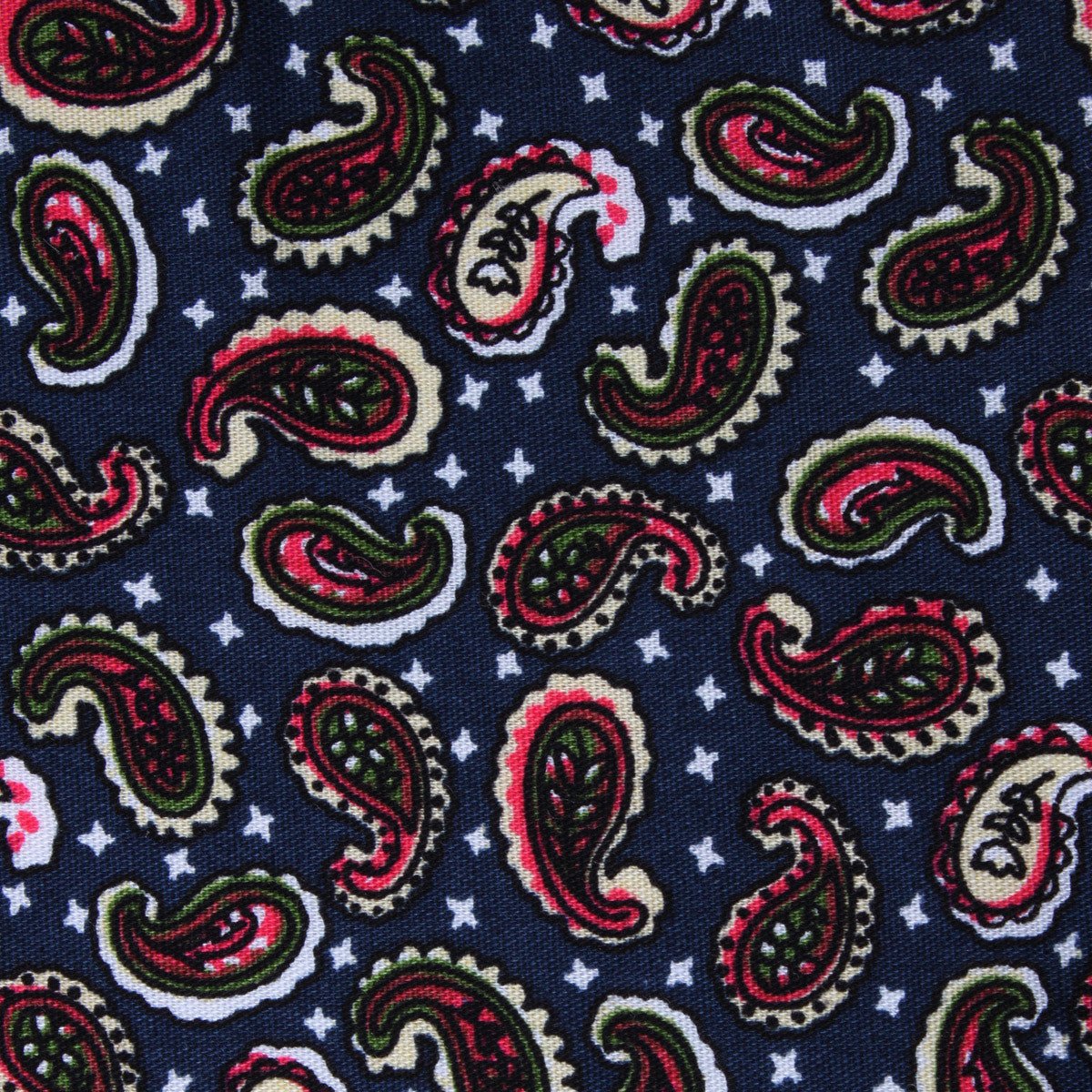 Prague Paisley Blue Floral Kids Diamond Bow Tie - Image 2