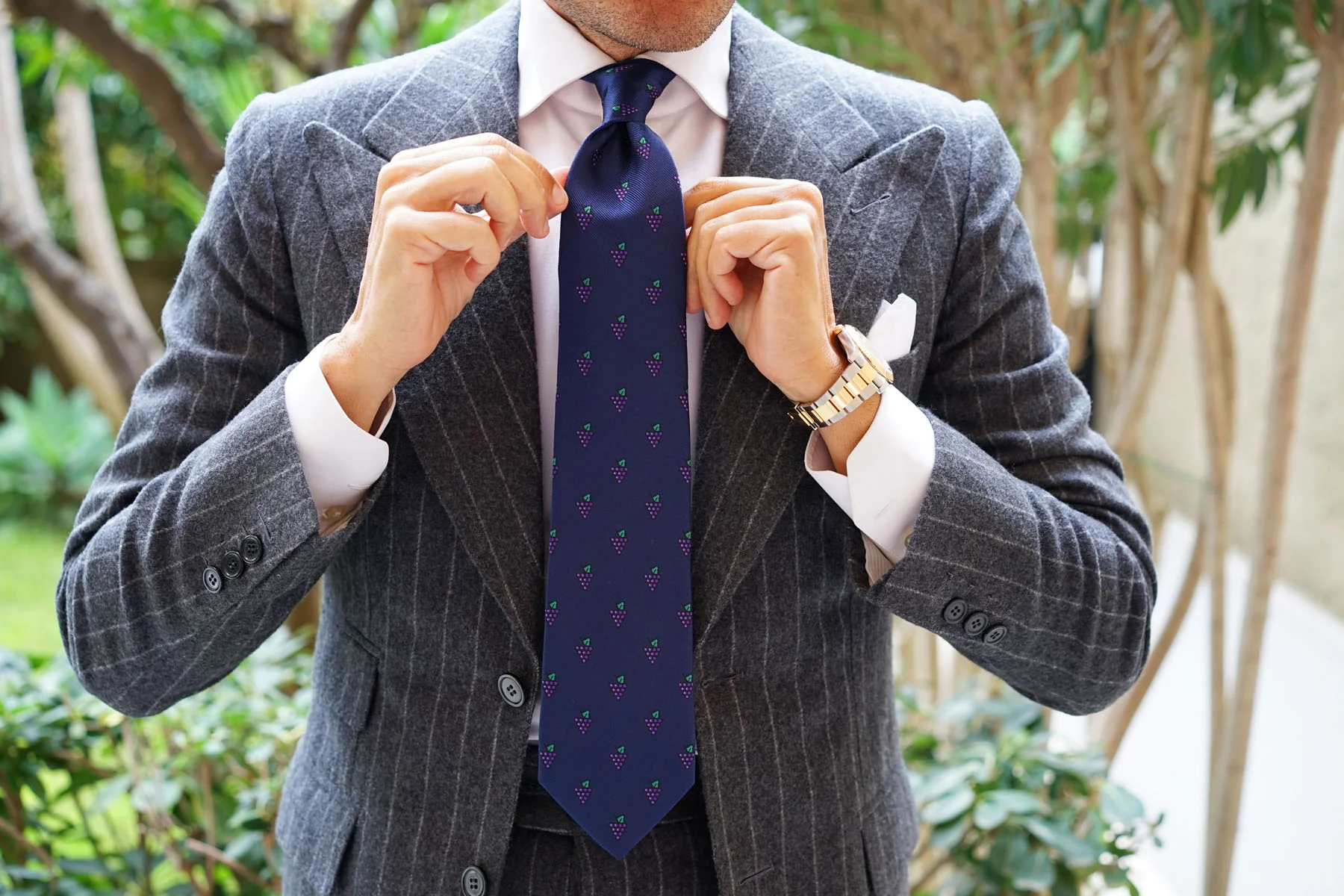 Purple Grapes Necktie - Image 6