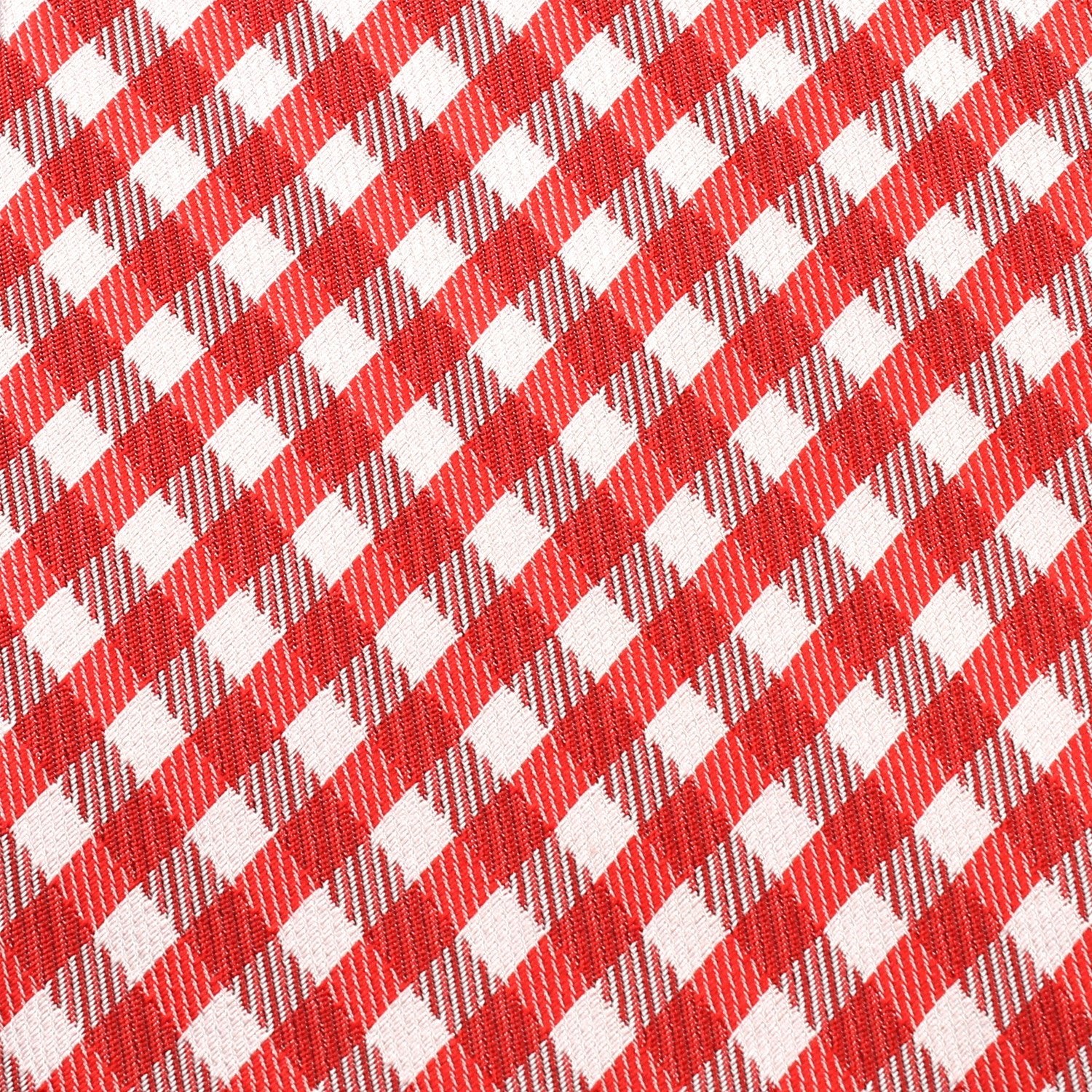 Red Gingham Kids Diamond Bow Tie - Image 2