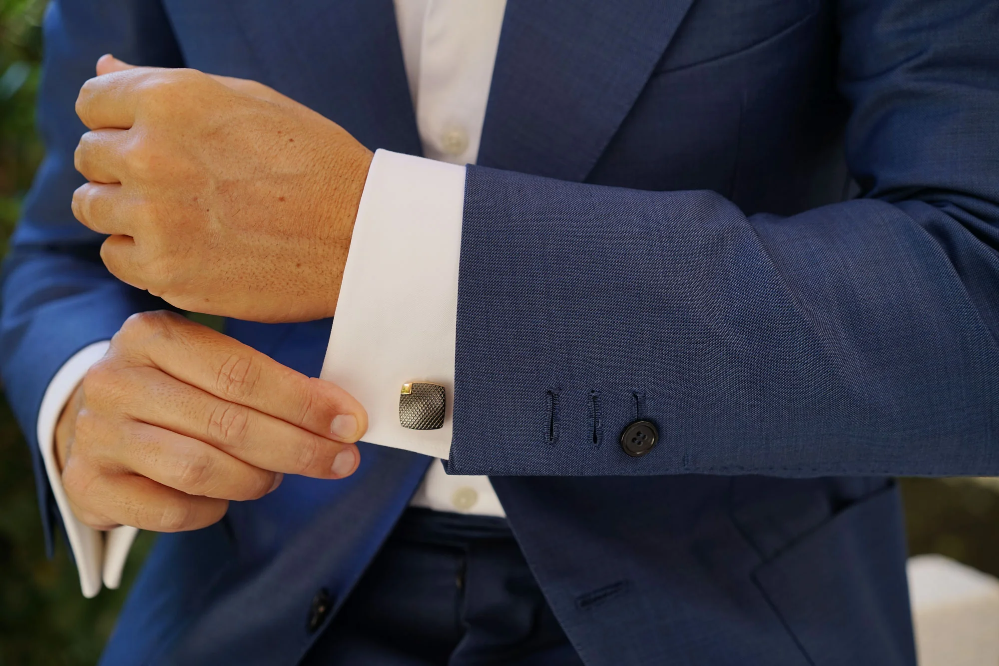 Risi Rose Gold Cufflinks - Image 9