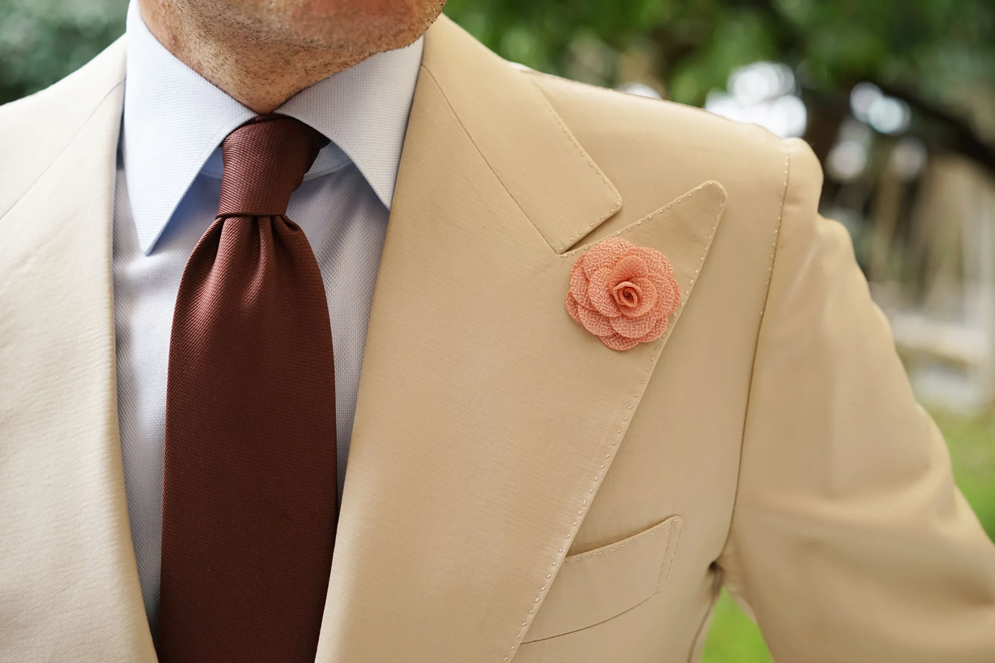 Rose Quartz Lapel Flower - Image 8