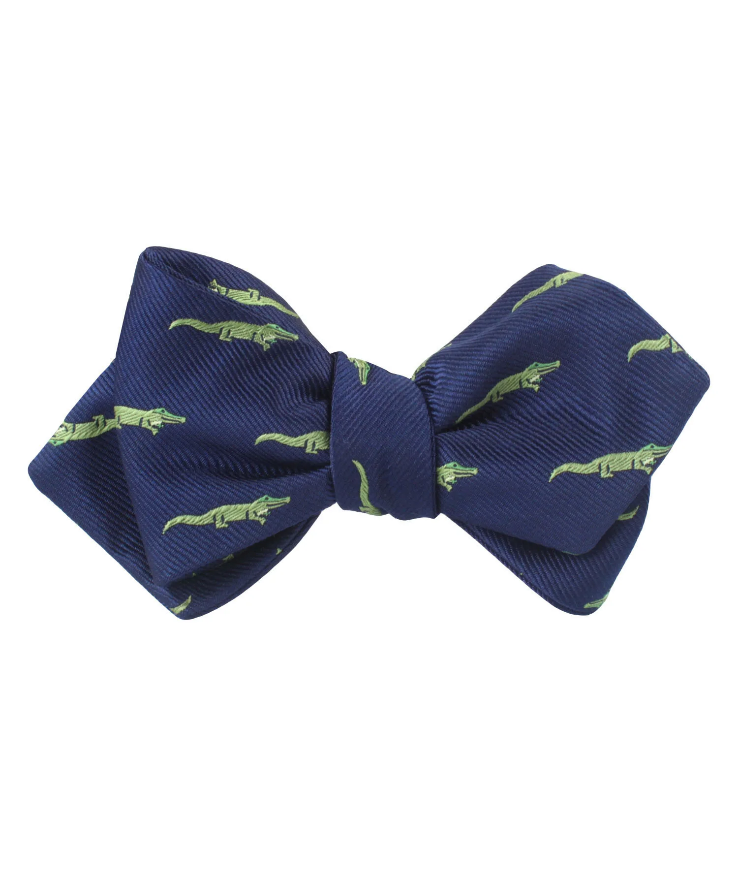 Saltwater Crocodile Diamond Self Bow Tie - Image 2
