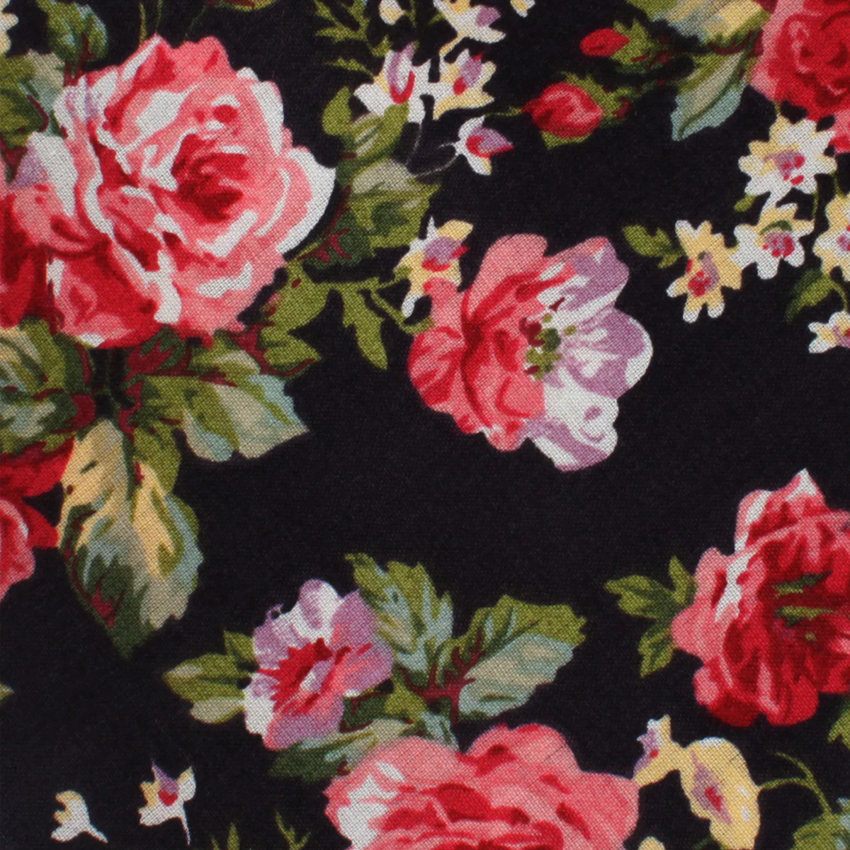 Santorini Pink Roses Necktie - Image 3
