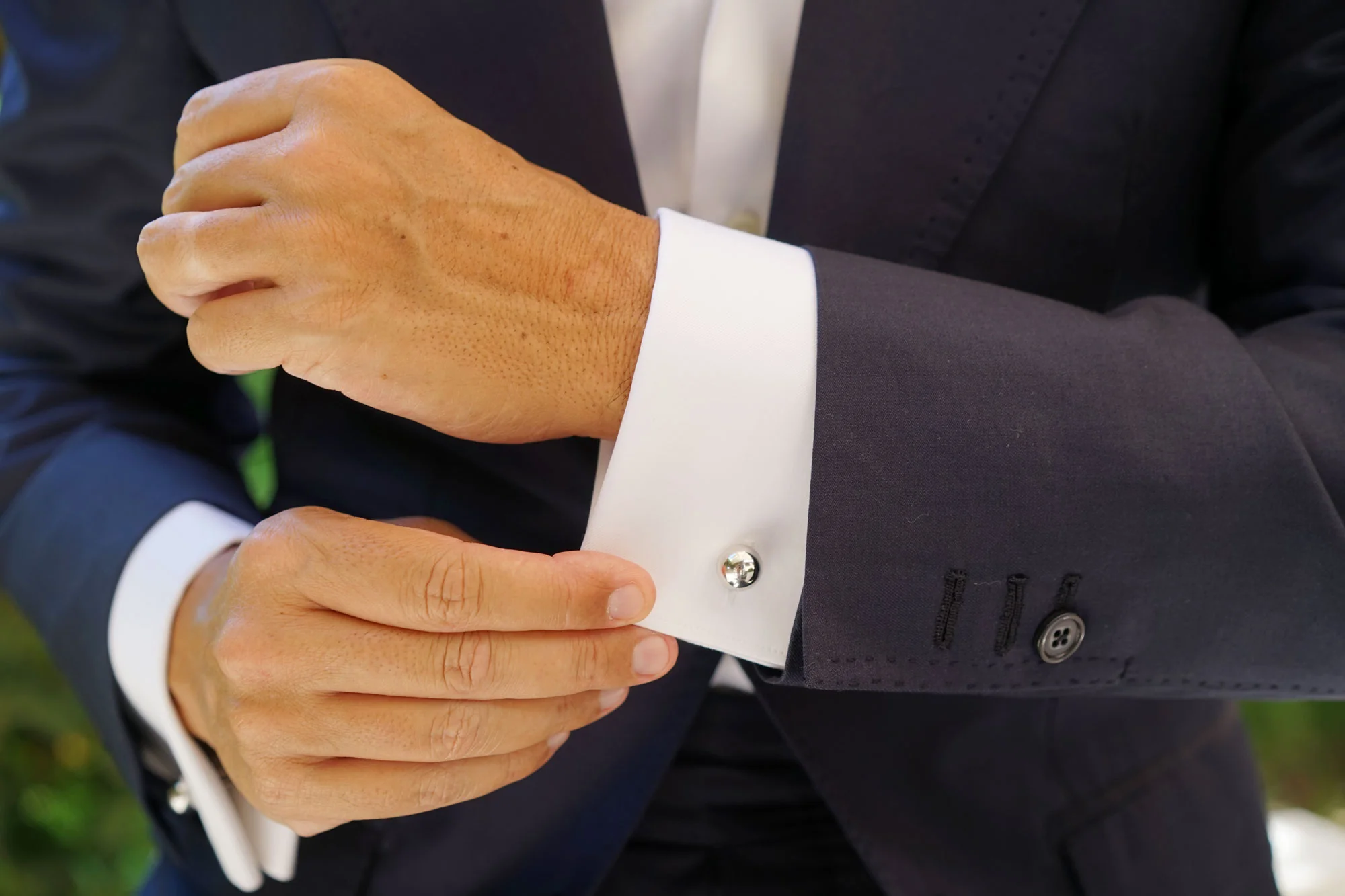 Silver Ball Cufflinks - Image 10
