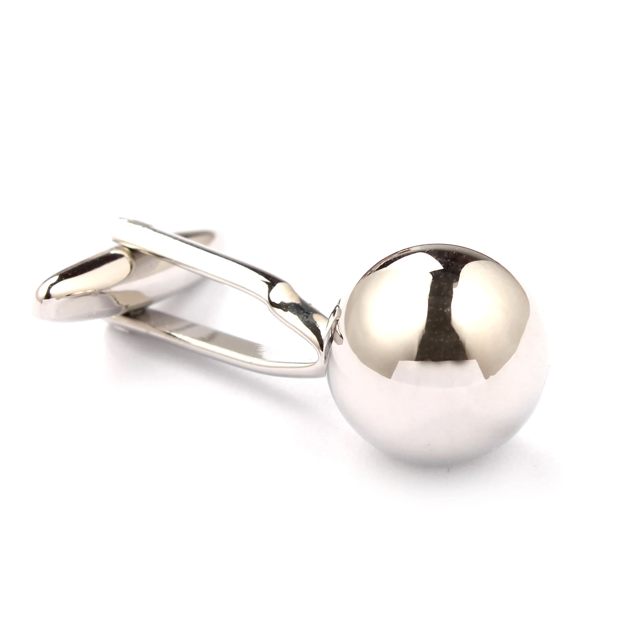 Silver Ball Cufflinks - Image 3