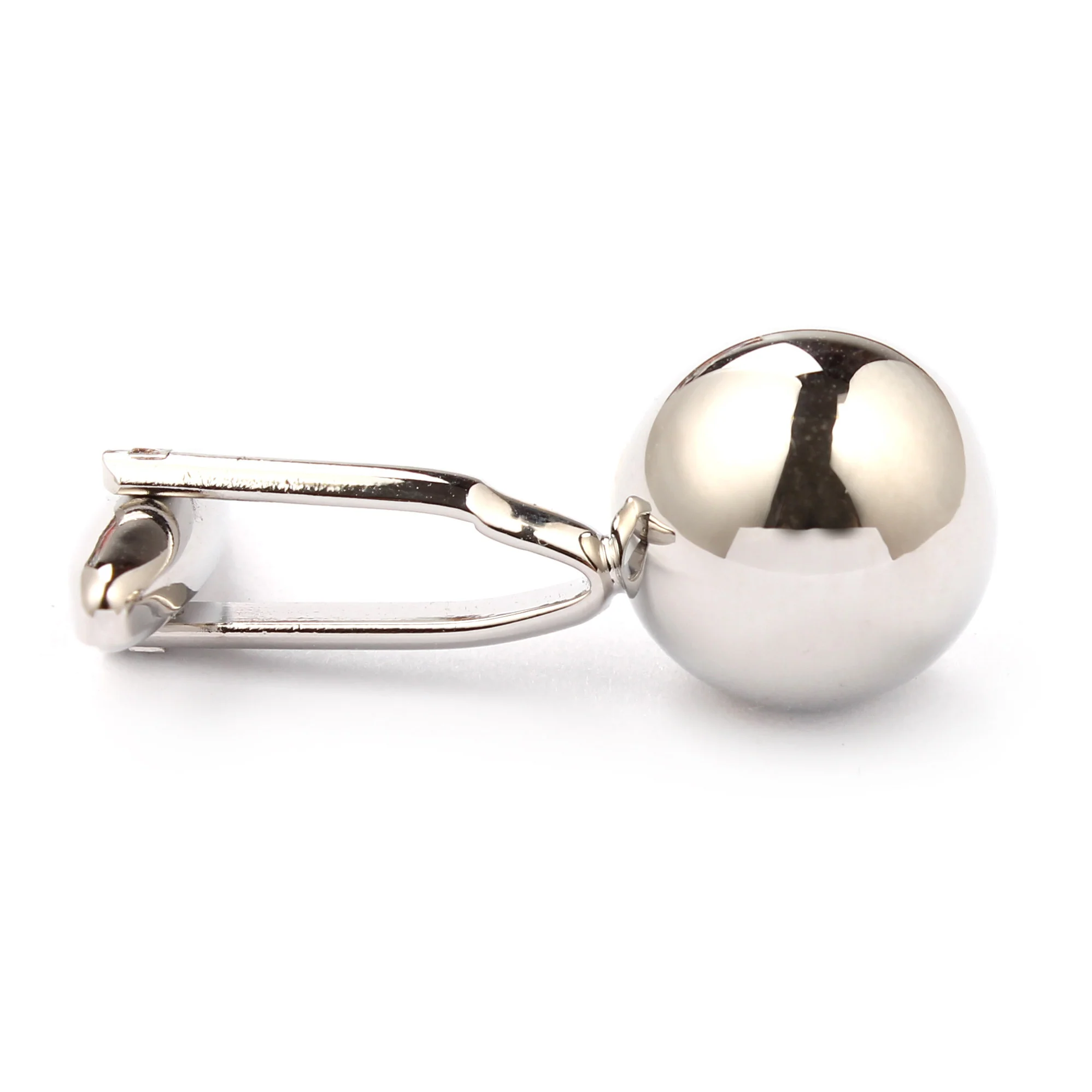 Silver Ball Cufflinks - Image 4