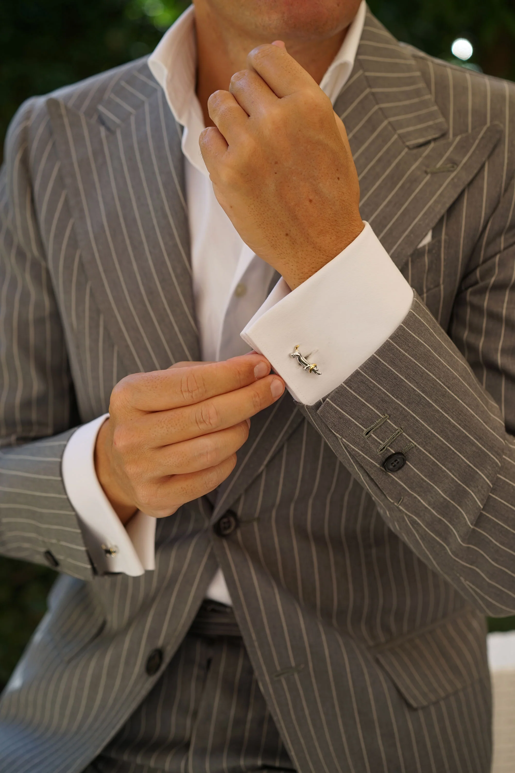 Silver Dog Cufflinks - Image 7