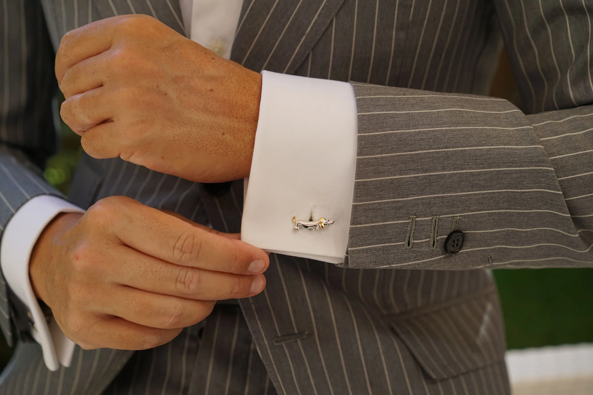 Silver Dog Cufflinks - Image 9