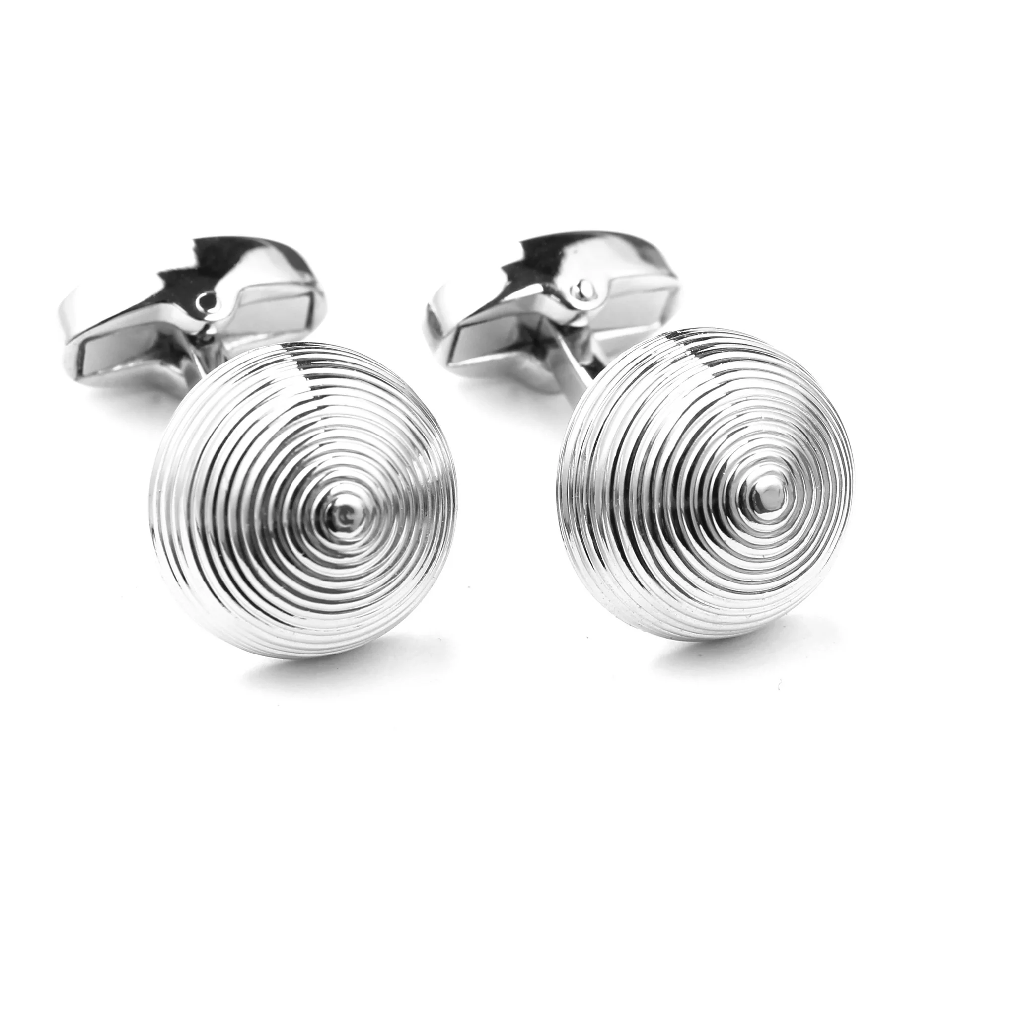 Silver Etched Cufflinks - Image 2