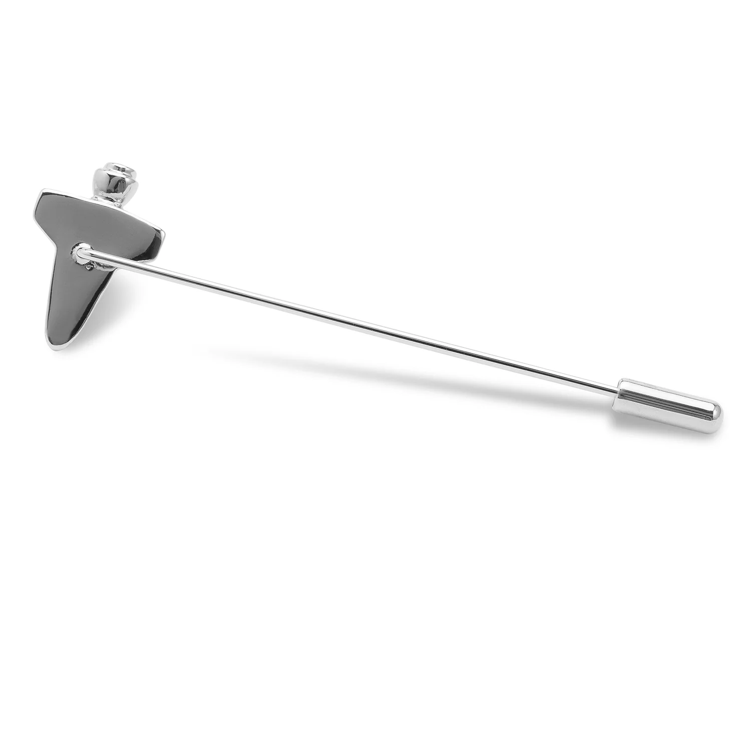 Silver Space Shuttle Lapel Pin - Image 2