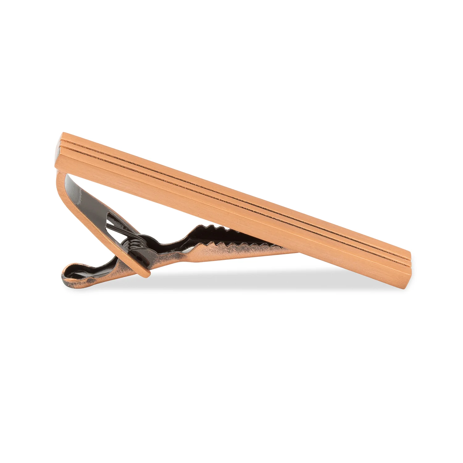 Sinatra Antique Copper Tie Bar - Image 2