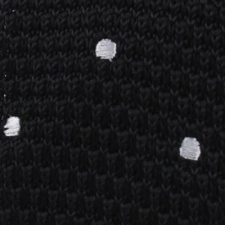 Snipes Black Blade Knitted Tie - Image 2