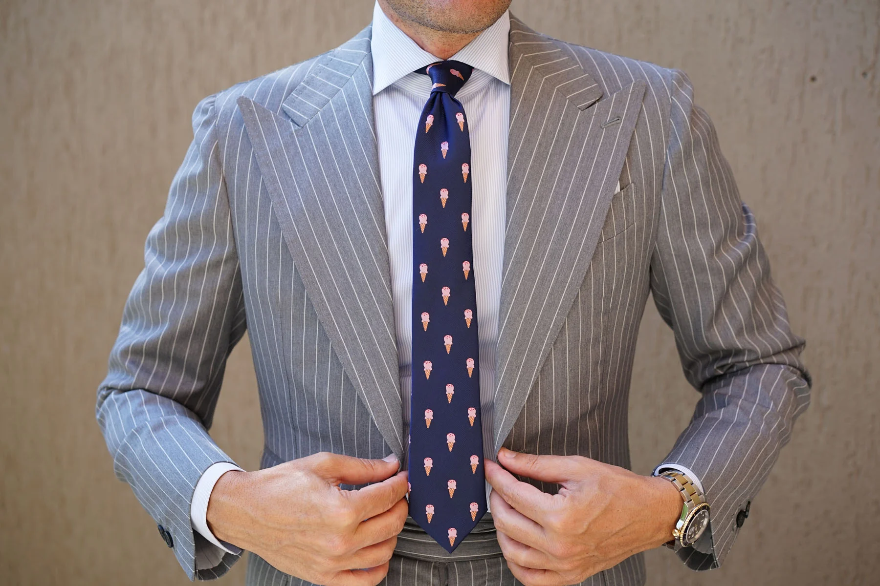 Strawberry Ice Cream Skinny Tie - Image 6