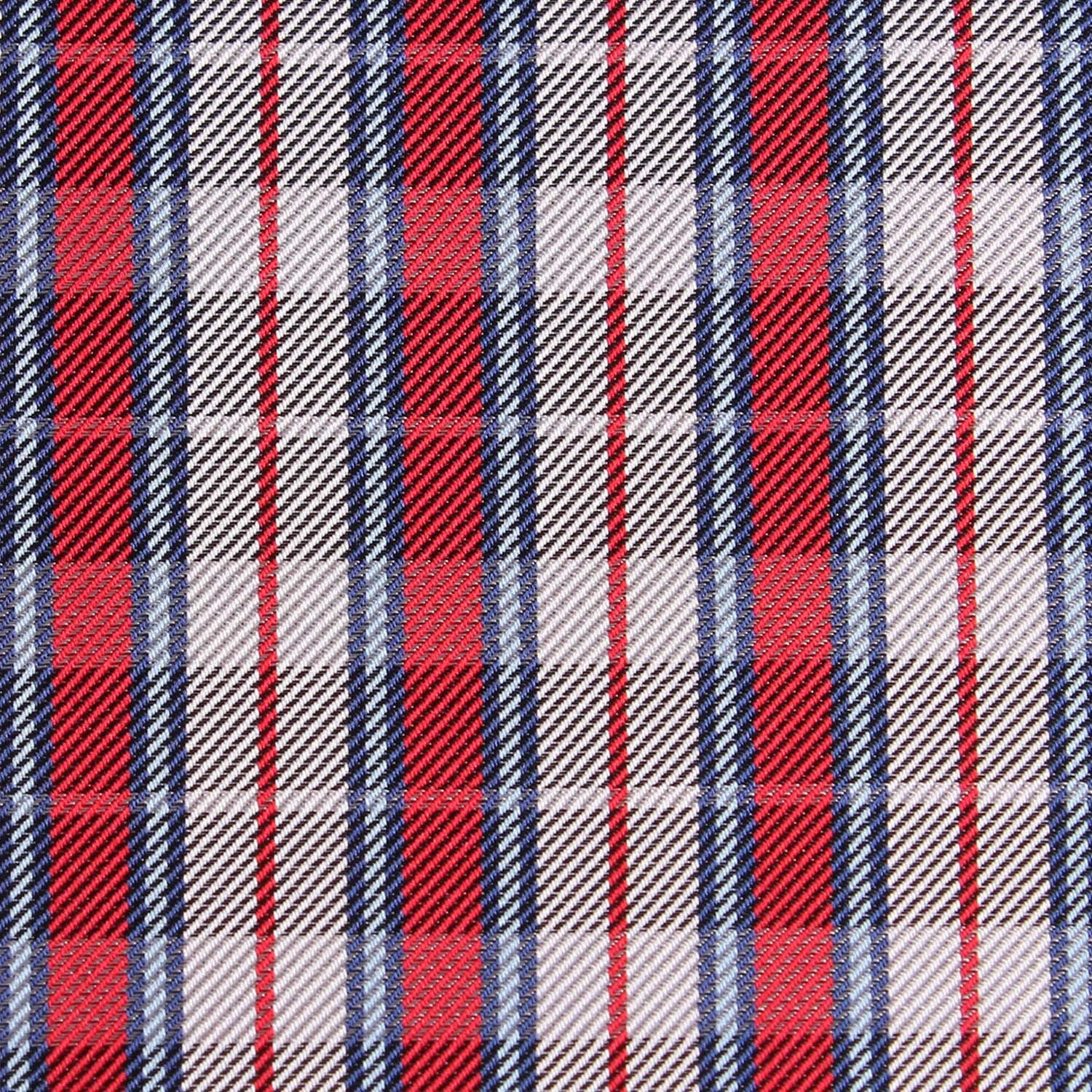 Tango Maroon with Blue Stripes Skinny Tie - Image 4
