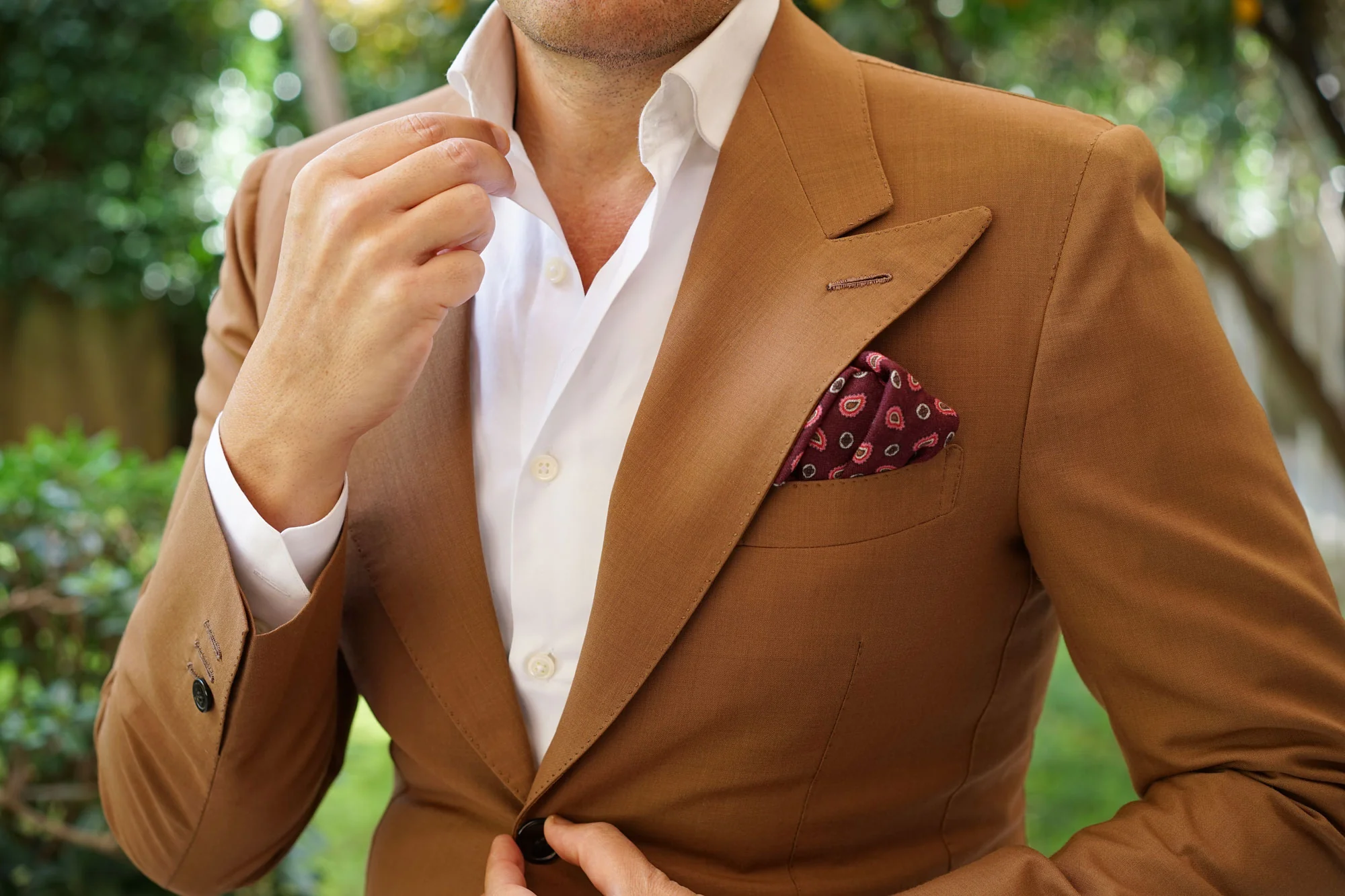 The Chief Hoover Wool Pocket Square - Image 7