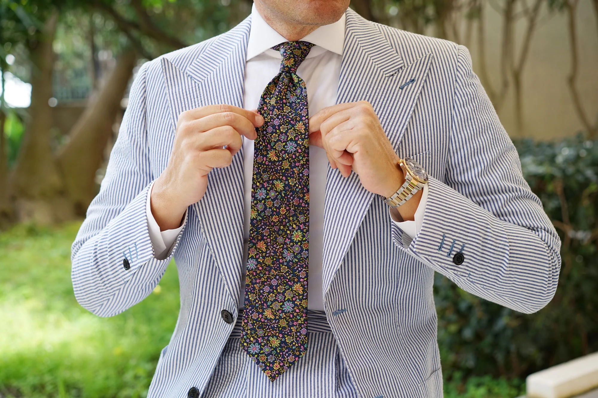 Tomba di Dante Floral Necktie - Image 4