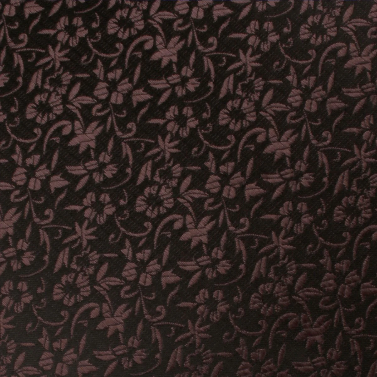 Truffle Brown Floral Skinny Tie - Image 3